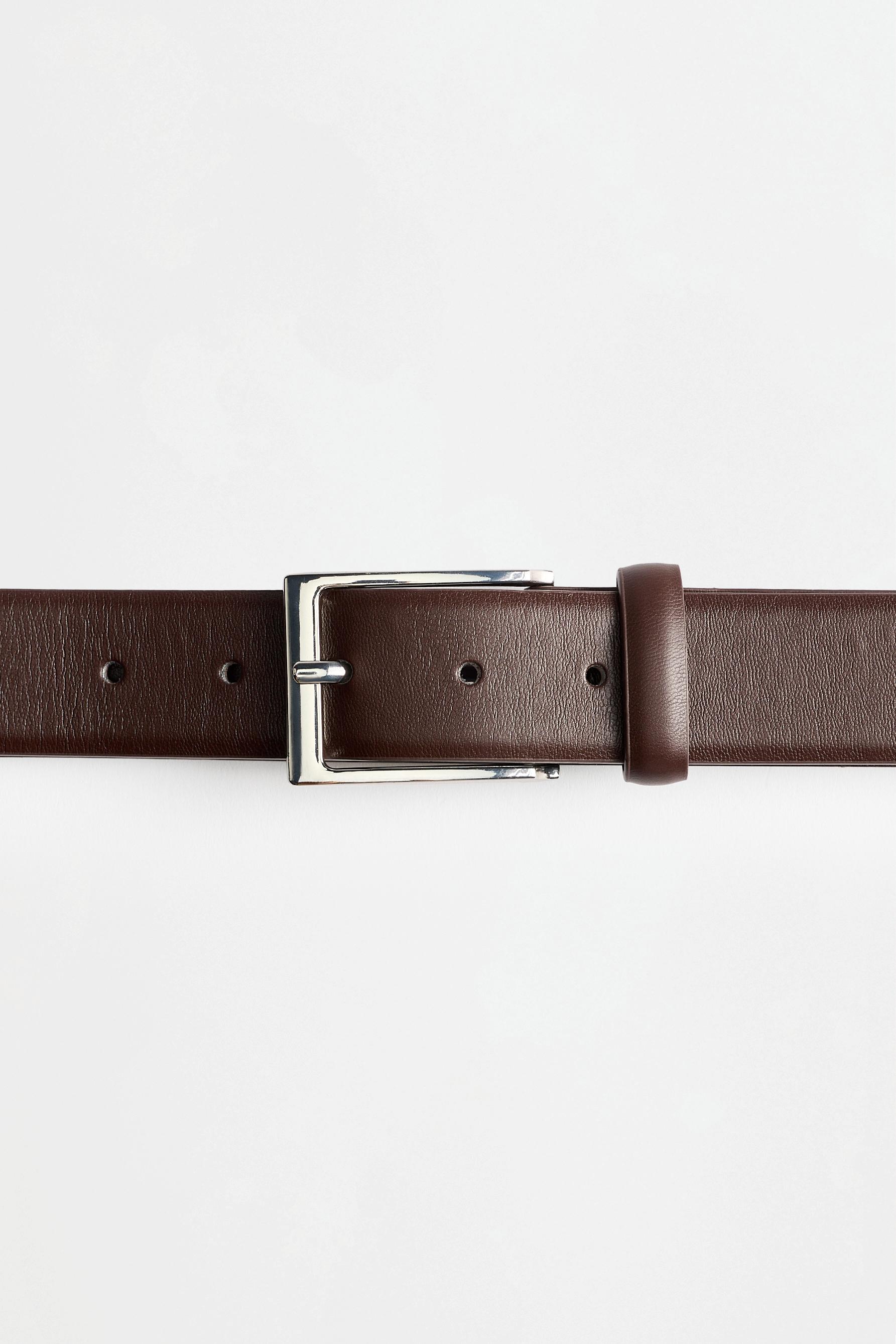 Basic dress belt — CHOCOLATE