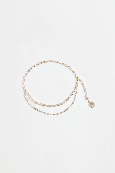 Gold double chain belt — GOLDEN 2