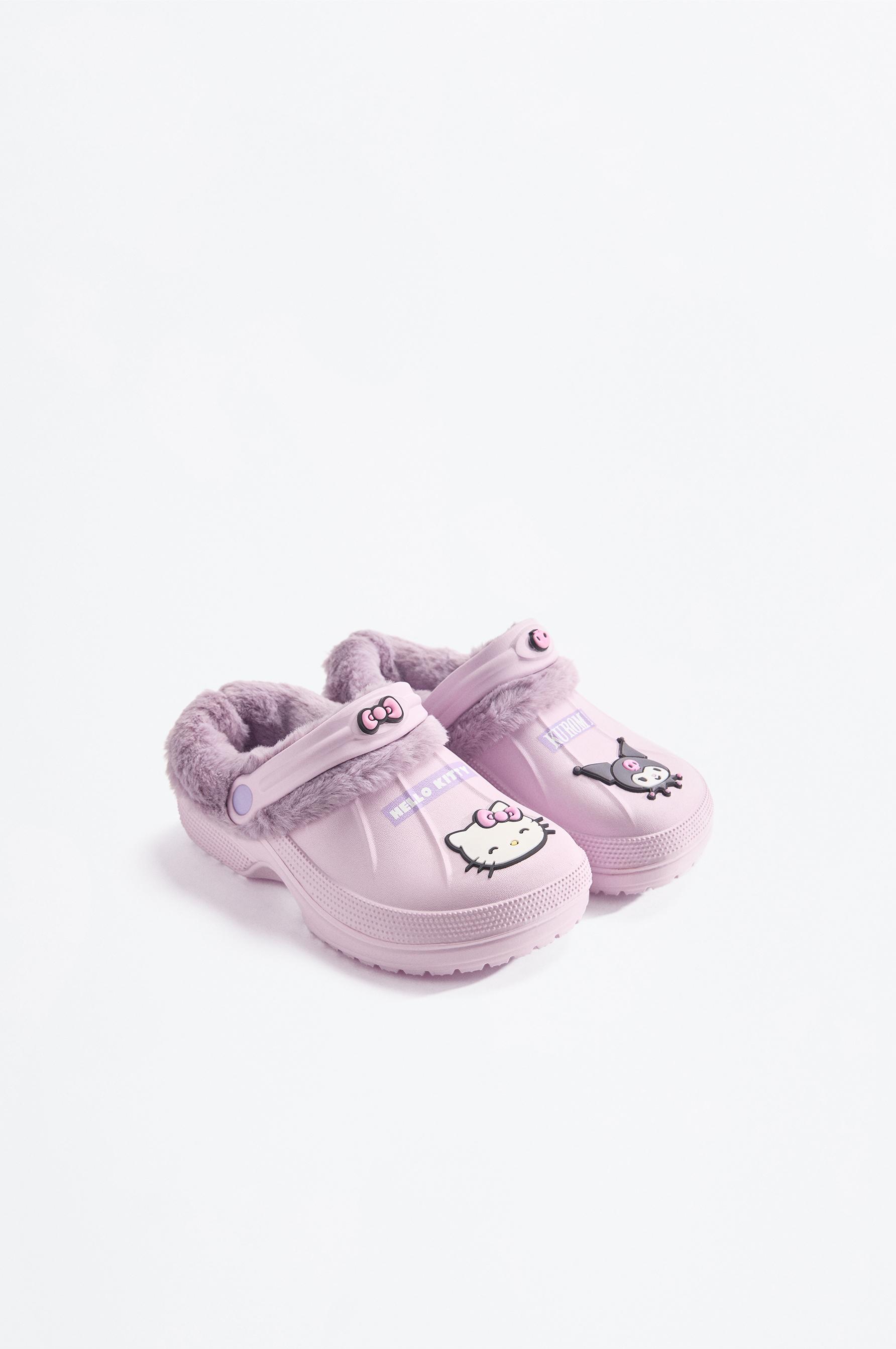 Hello Kitty ©SANRIO lined clogs — MAUVE