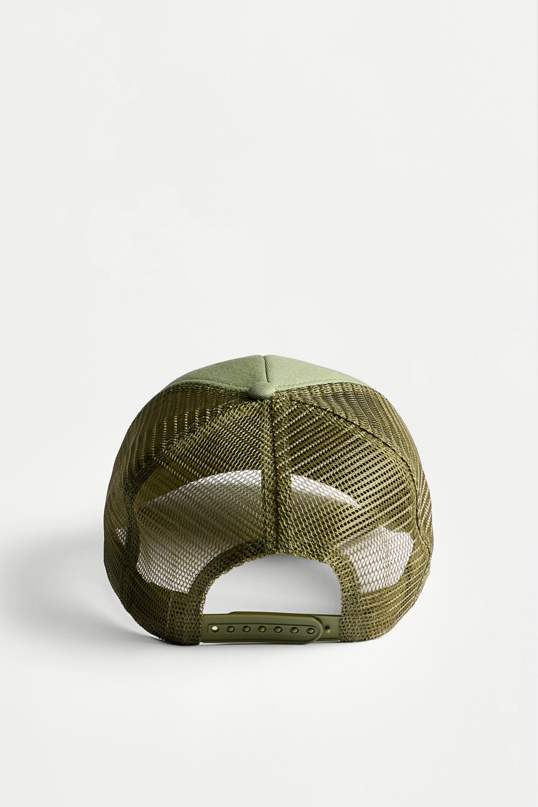 Mesh patch cap — PASTEL GREEN
