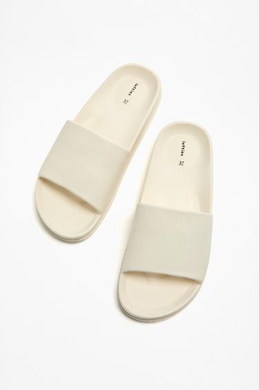 Shower slide sandals — ECRU 3