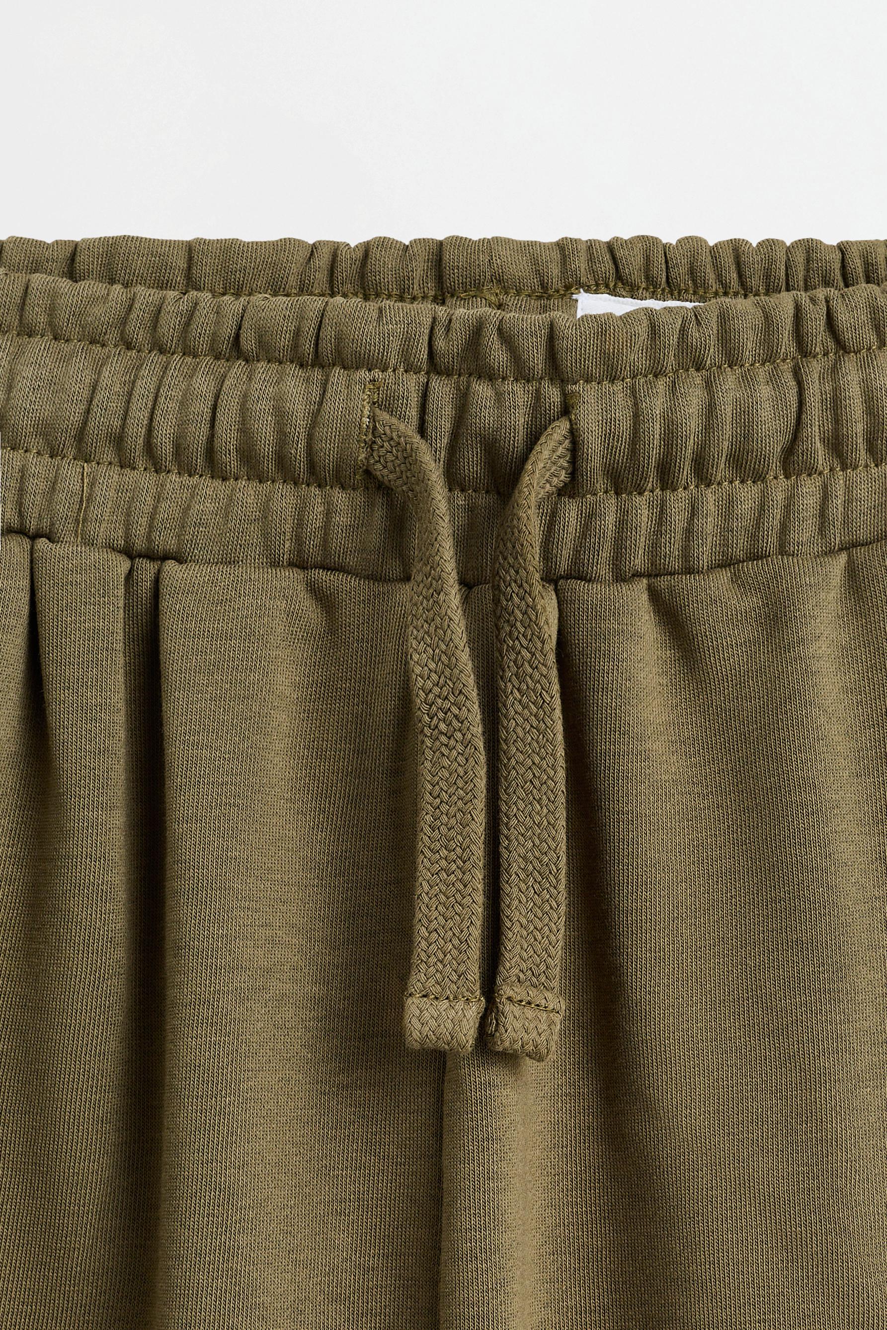 Plush cargo Bermuda shorts — KHAKI