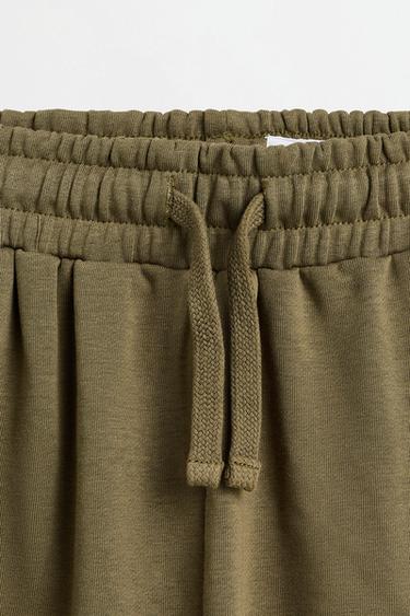 Plush cargo Bermuda shorts — KHAKI 3