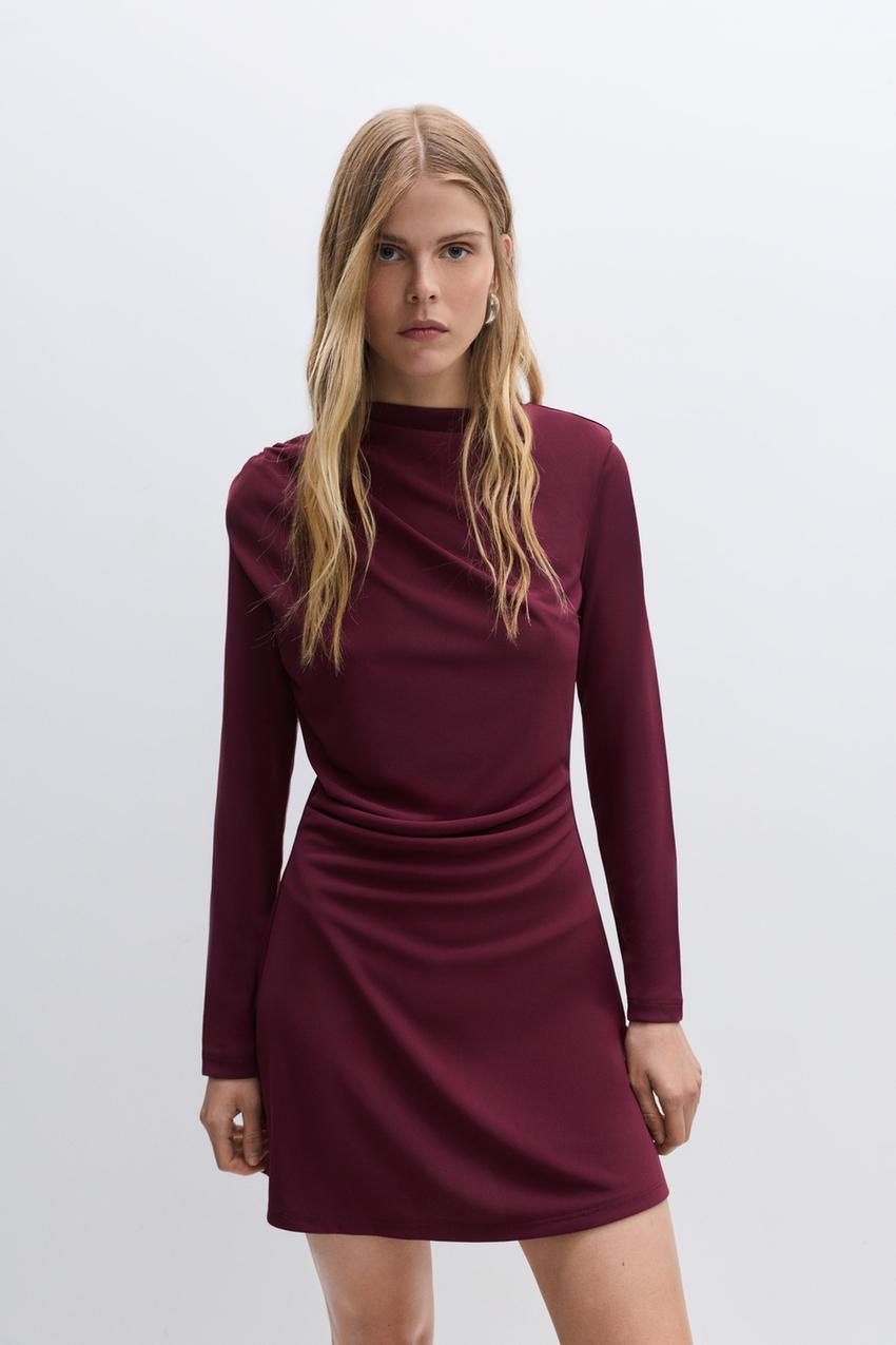 Vestido asimétrico Vestidos Monos ROPA Mujer Lefties ESPAÑA