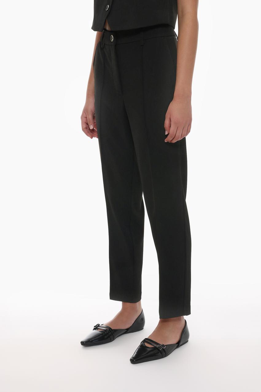 Lefties Mujer Pantalones Vestir Look Pantalon Vestir Negro Mujer