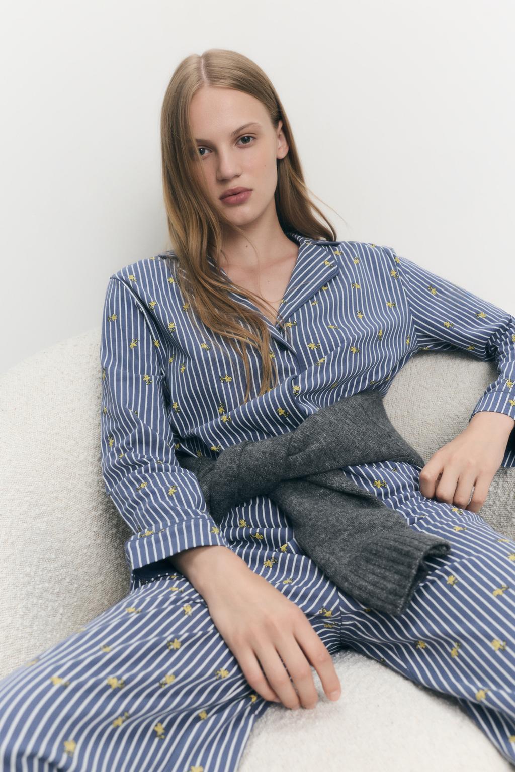 Pijama camisero Peanuts™