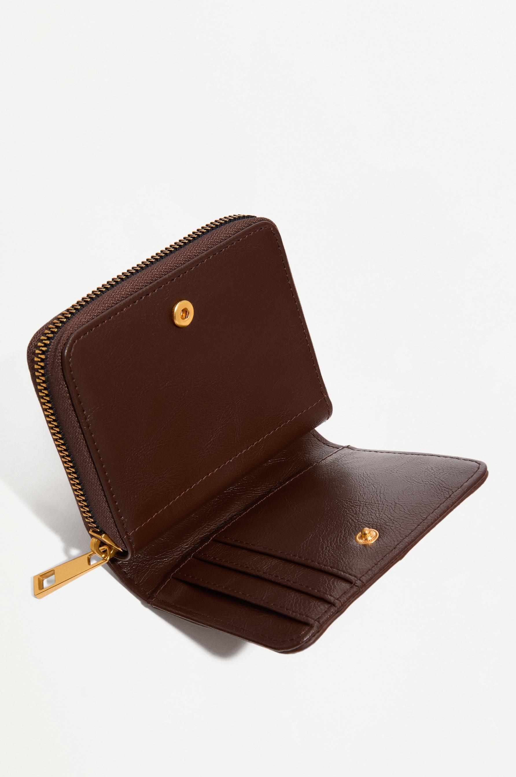 Patchwork wallet — BROWN