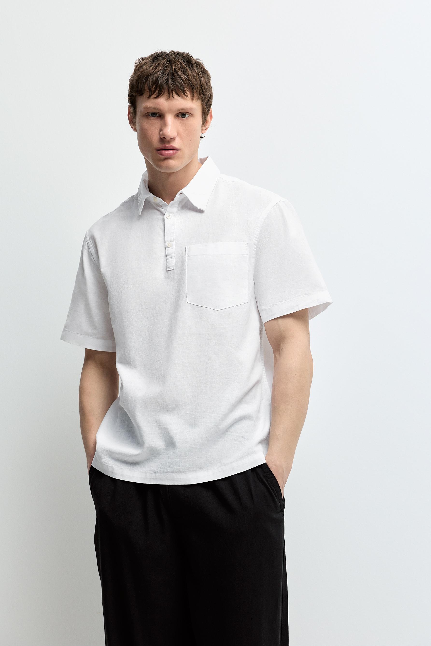 Polo lino - algodón