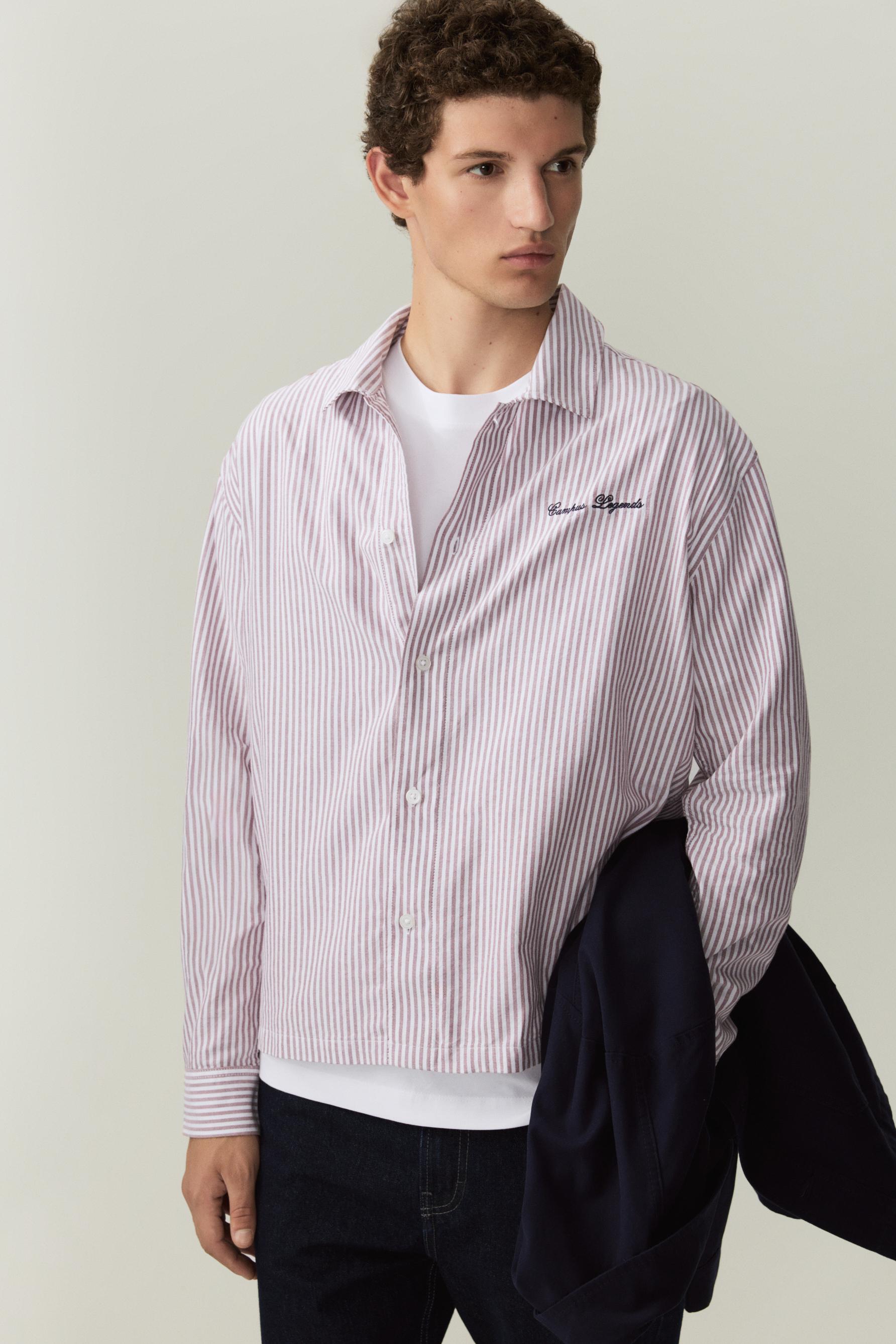 Camisa Oxford bordado