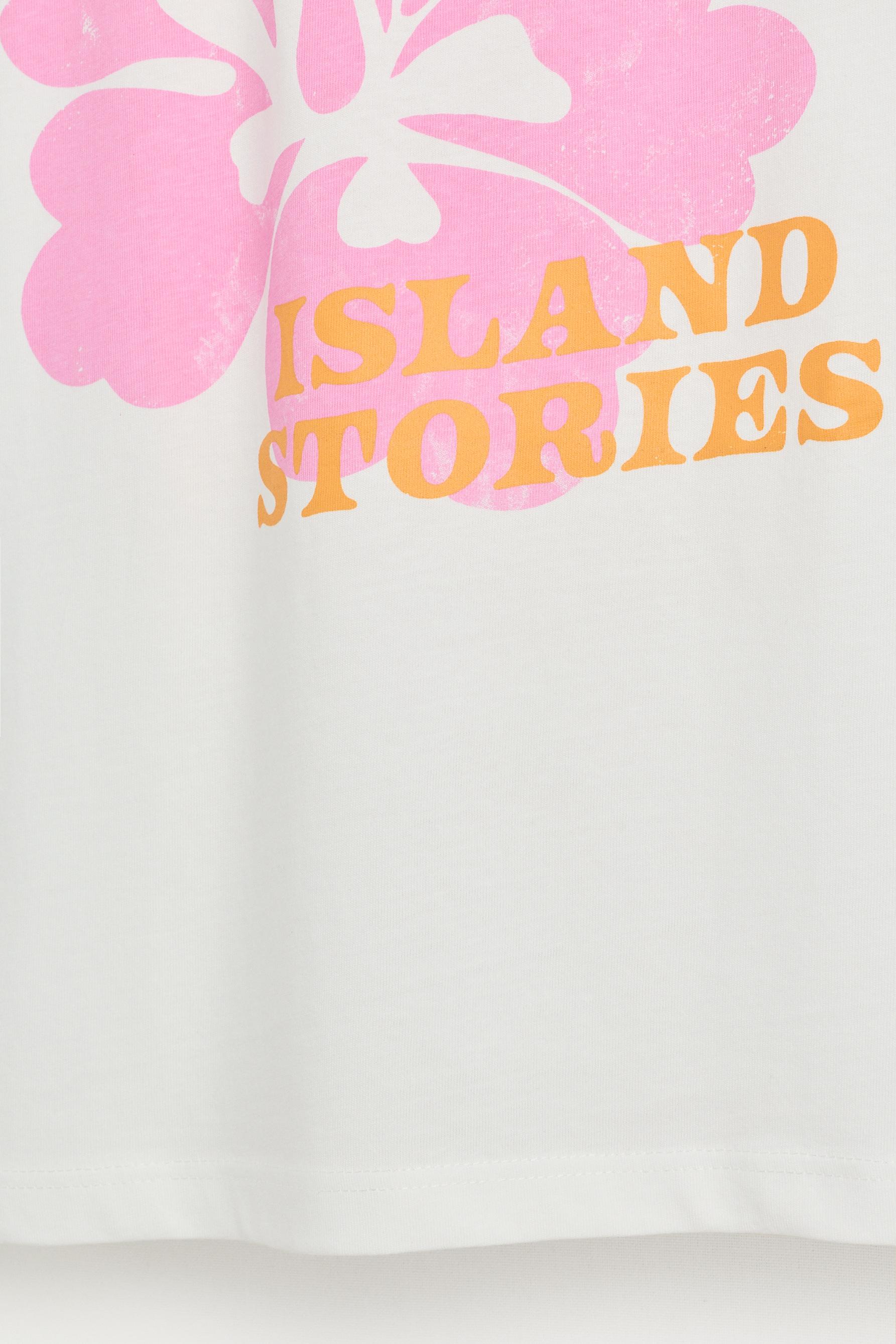 4-pack of printed T-shirts — FUCHSIA