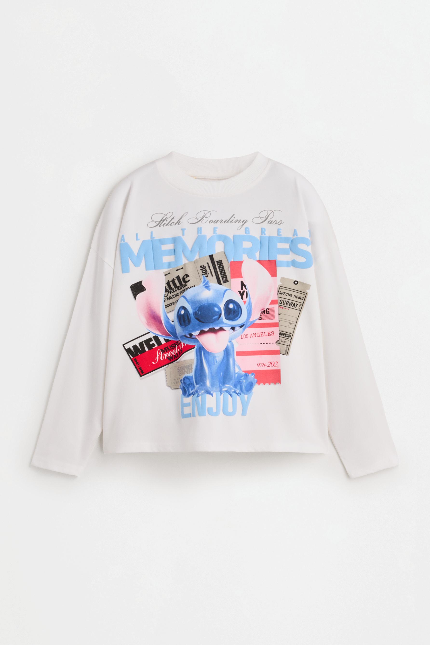 Stitch ©Disney memories T-shirt — OFF WHITE