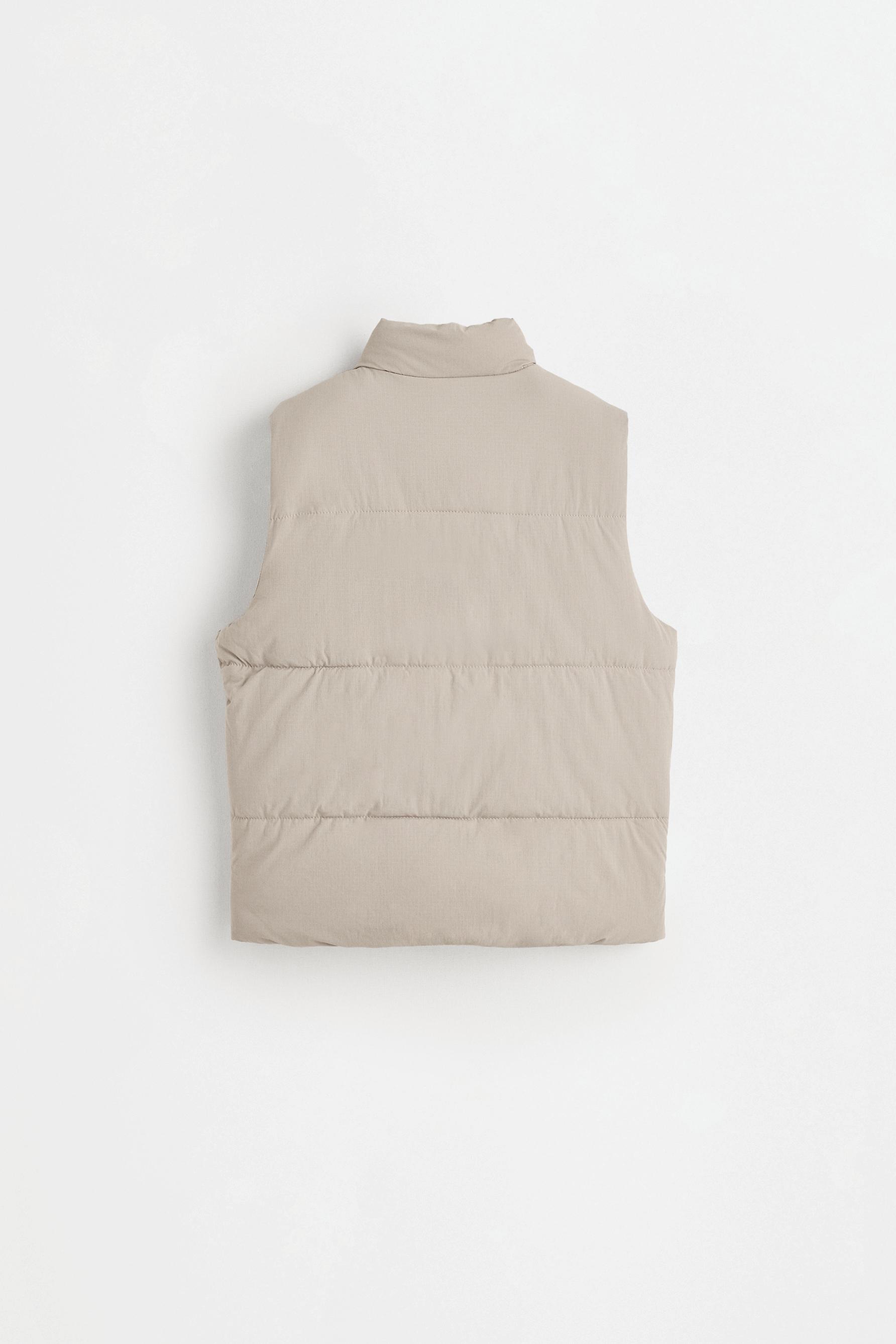 Quilted gilet — GREY