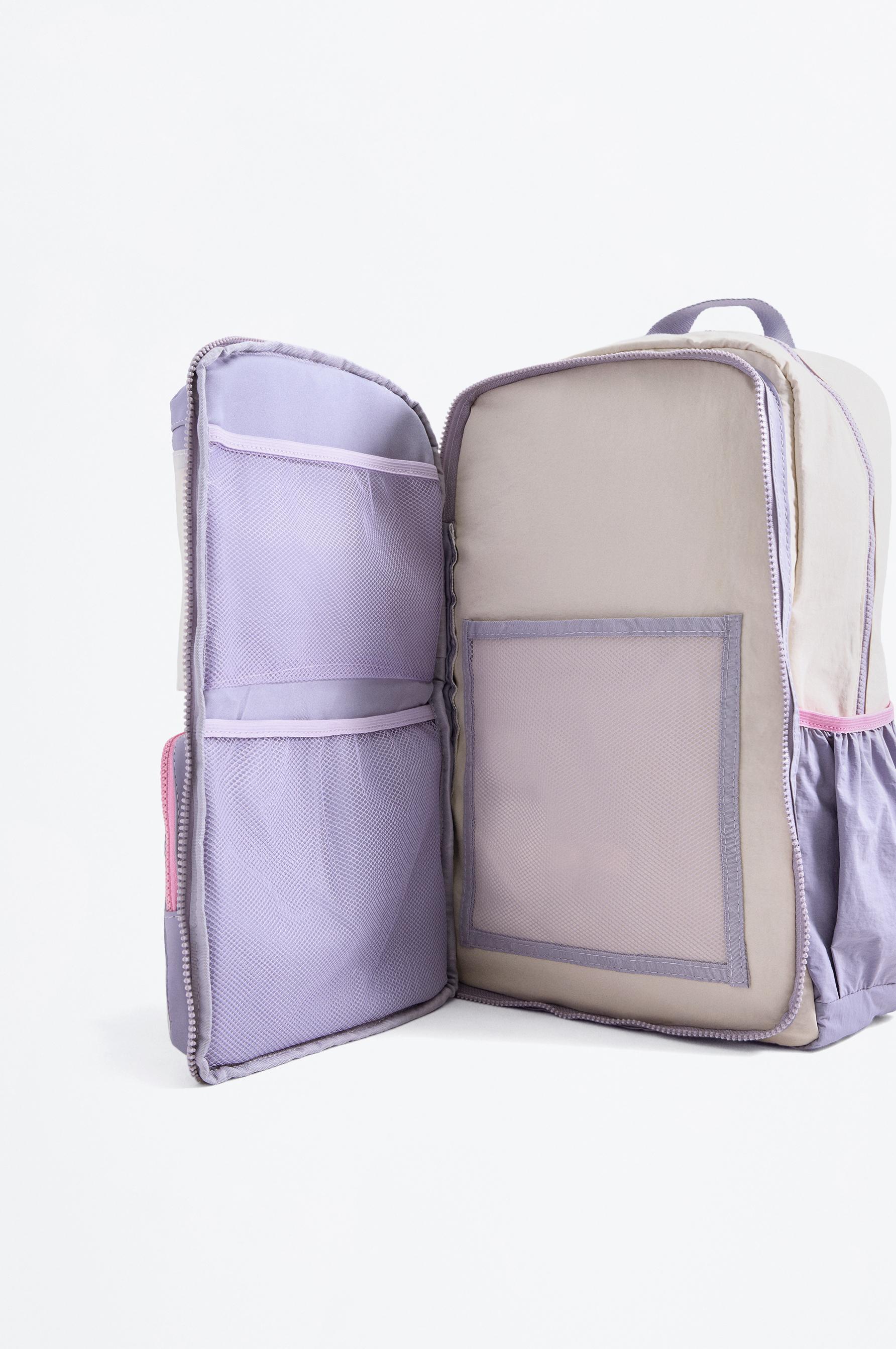 Kuromi Hello Kitty ©SANRIO multi-pocket backpack — MAUVE