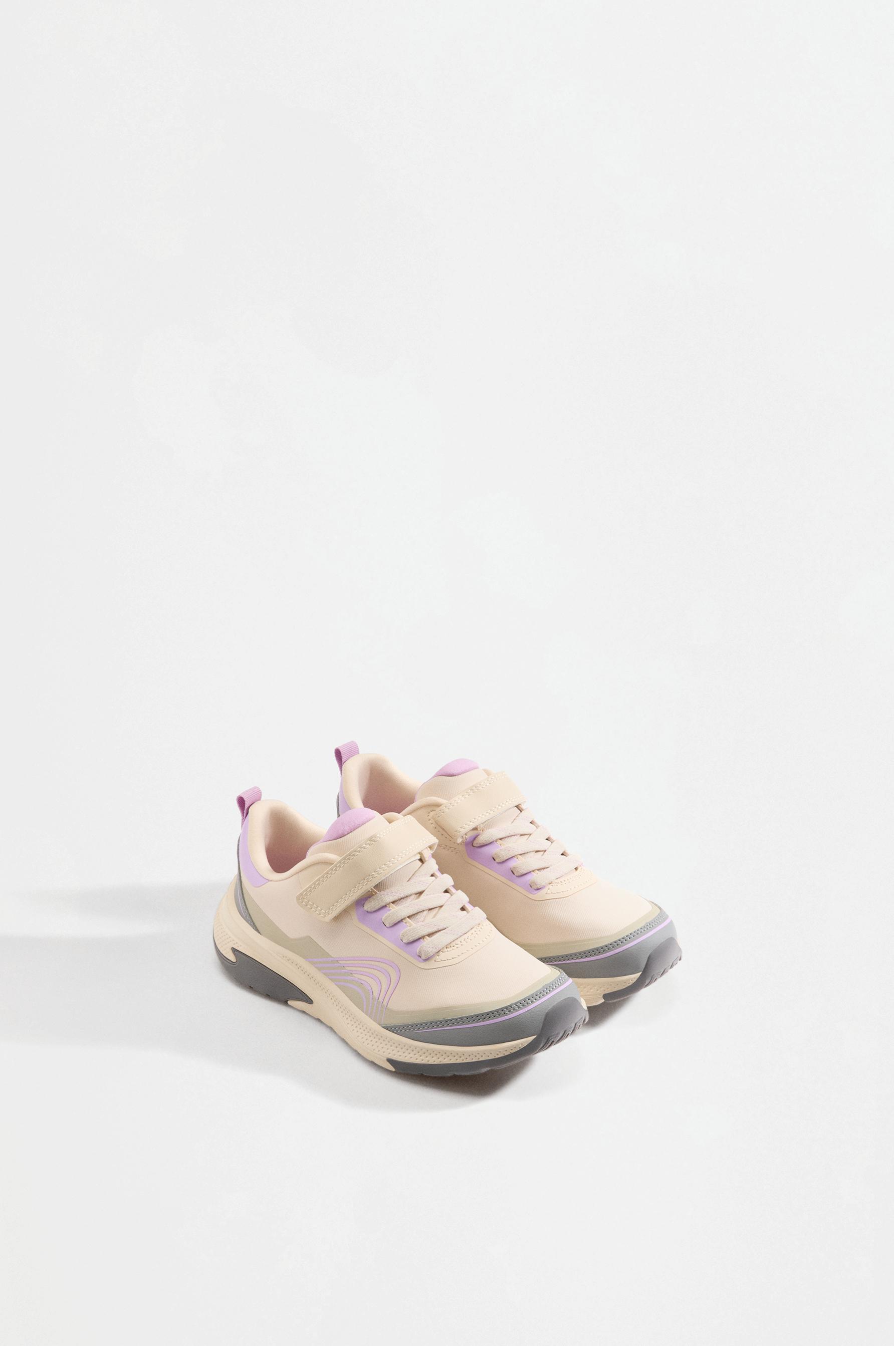 Casual multi-piece trainers — BEIGE