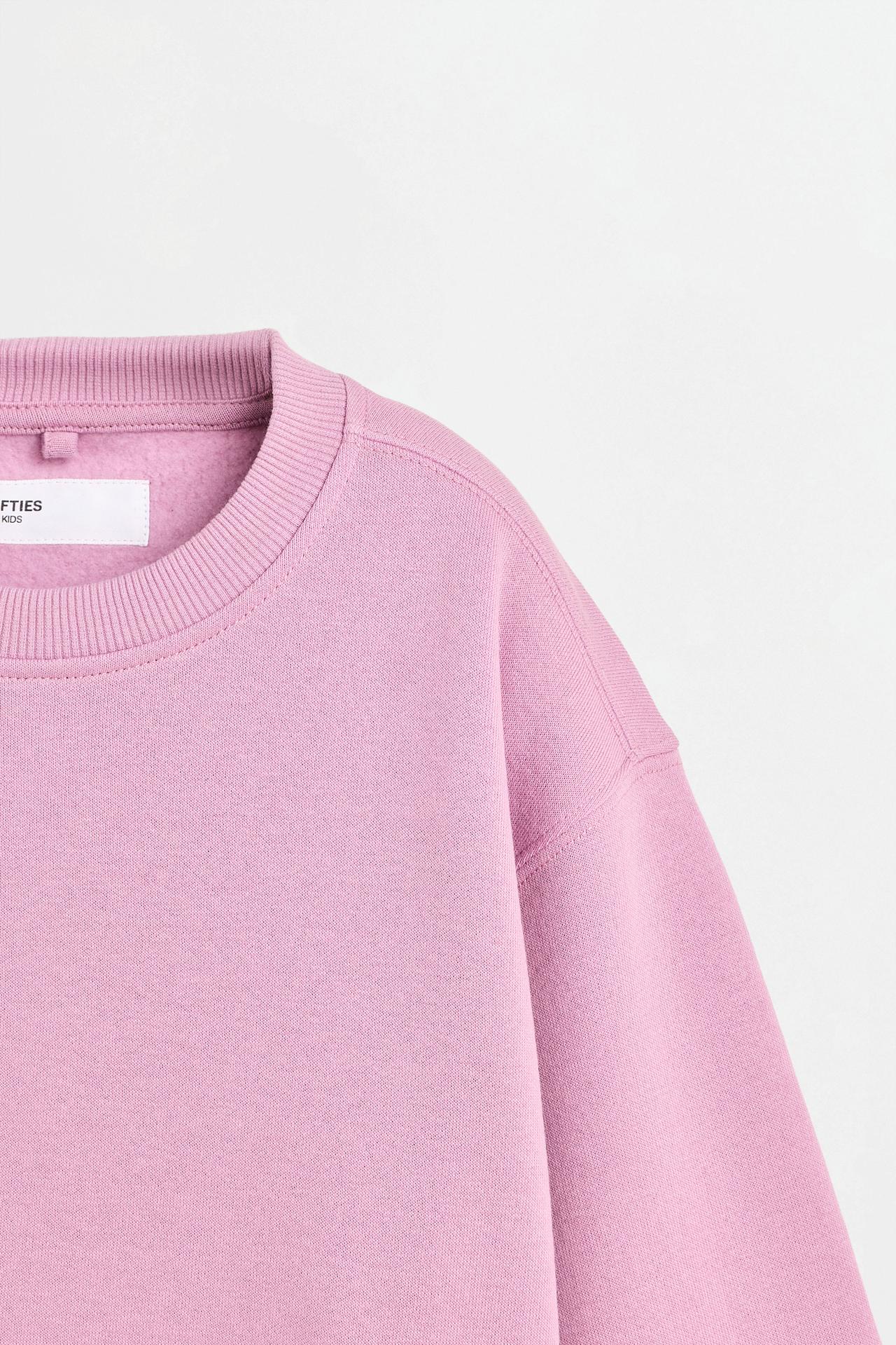 Pack of 2 plain fleece sweatshirts — FADED PINK