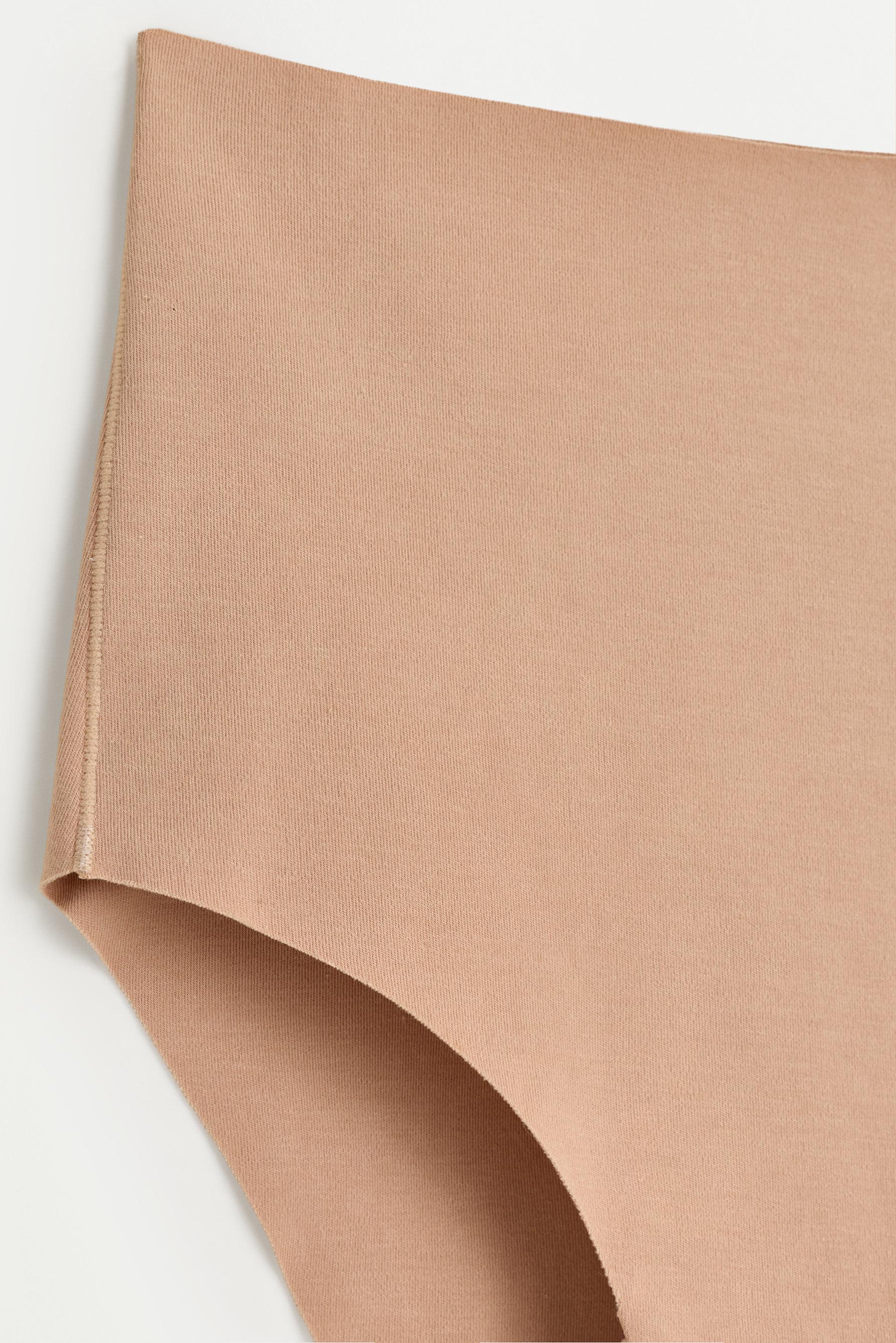 High-waist shaper briefs — ECRU