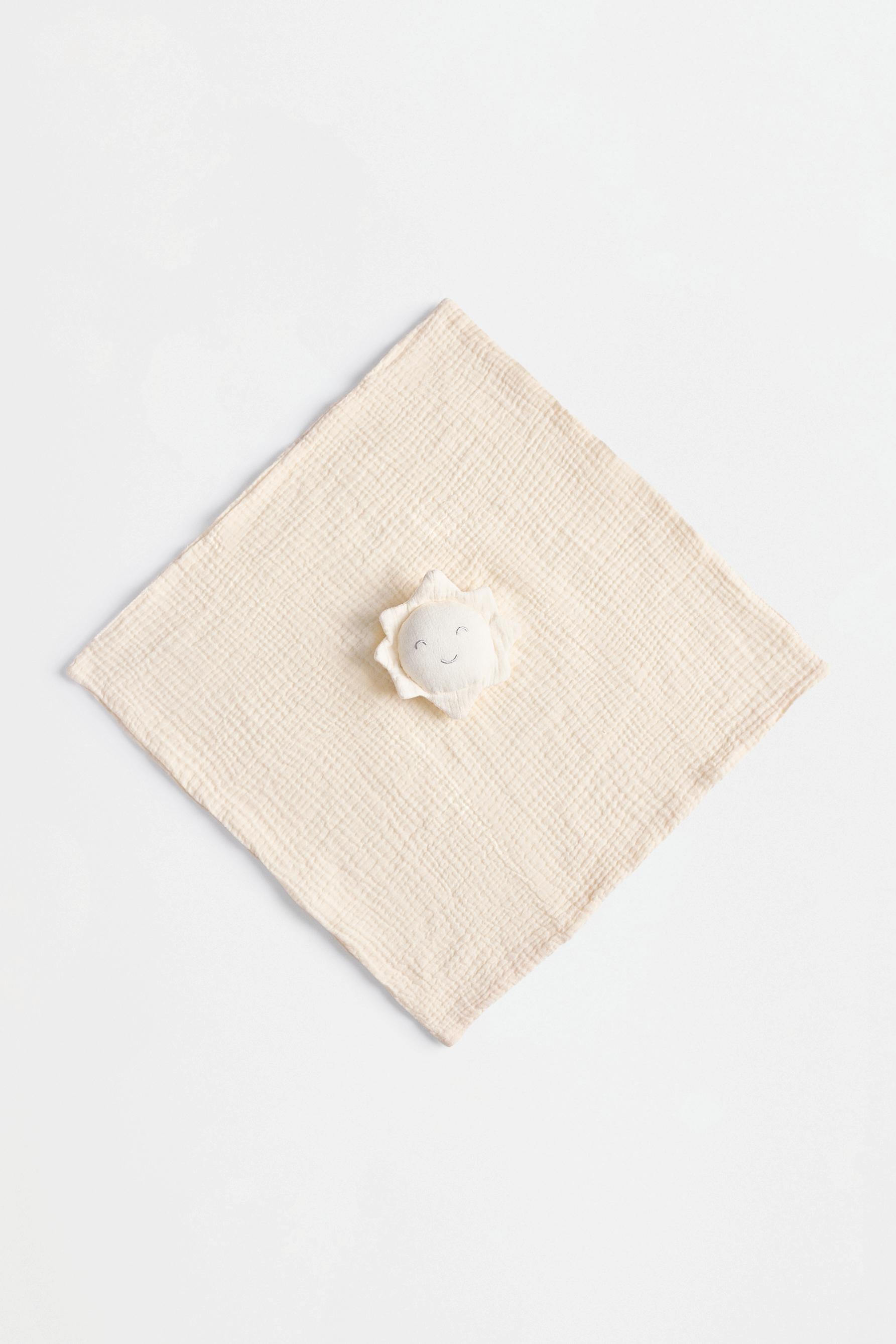 Sun plush security blanket — BEIGE