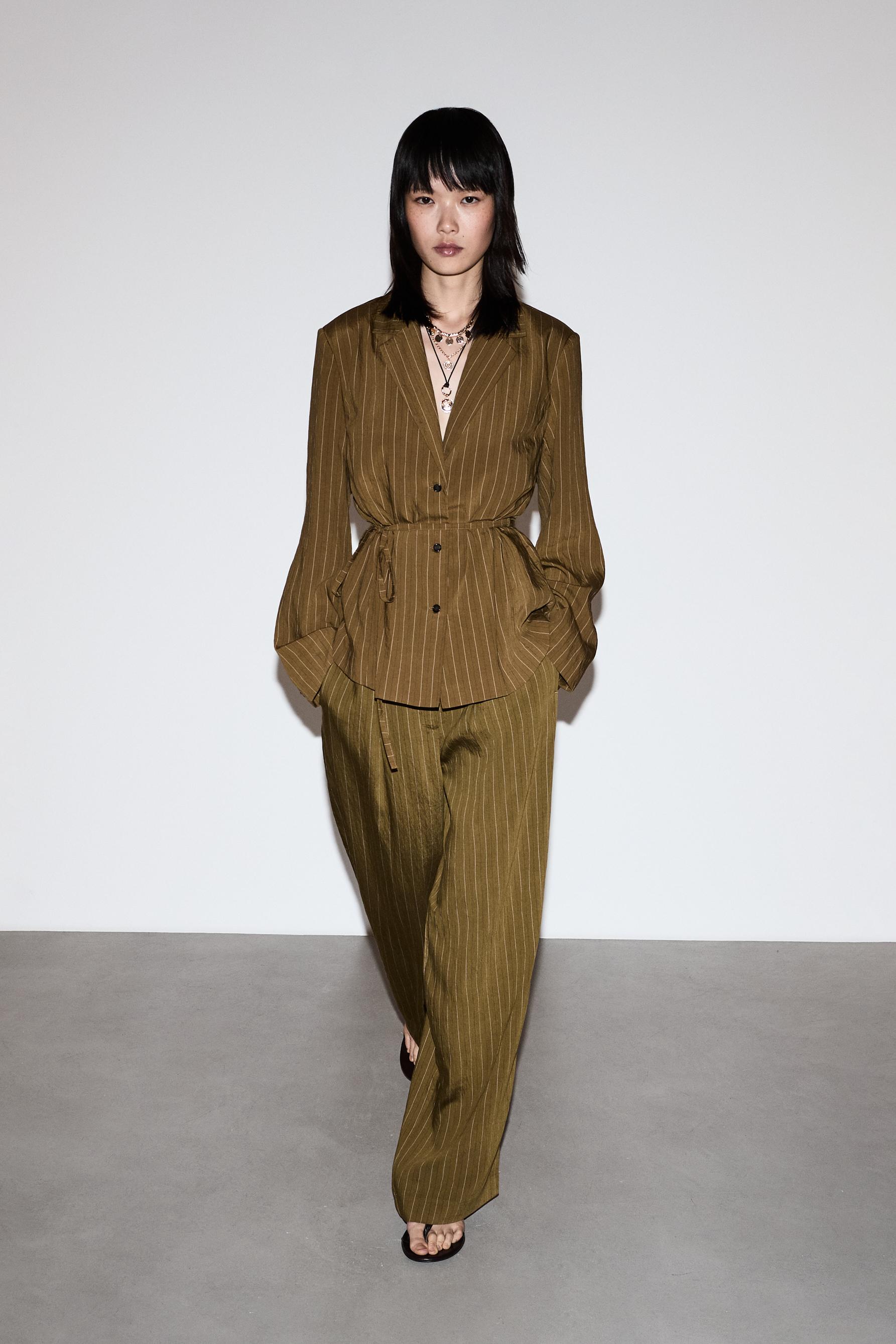 Flowing trousers — GREENISH