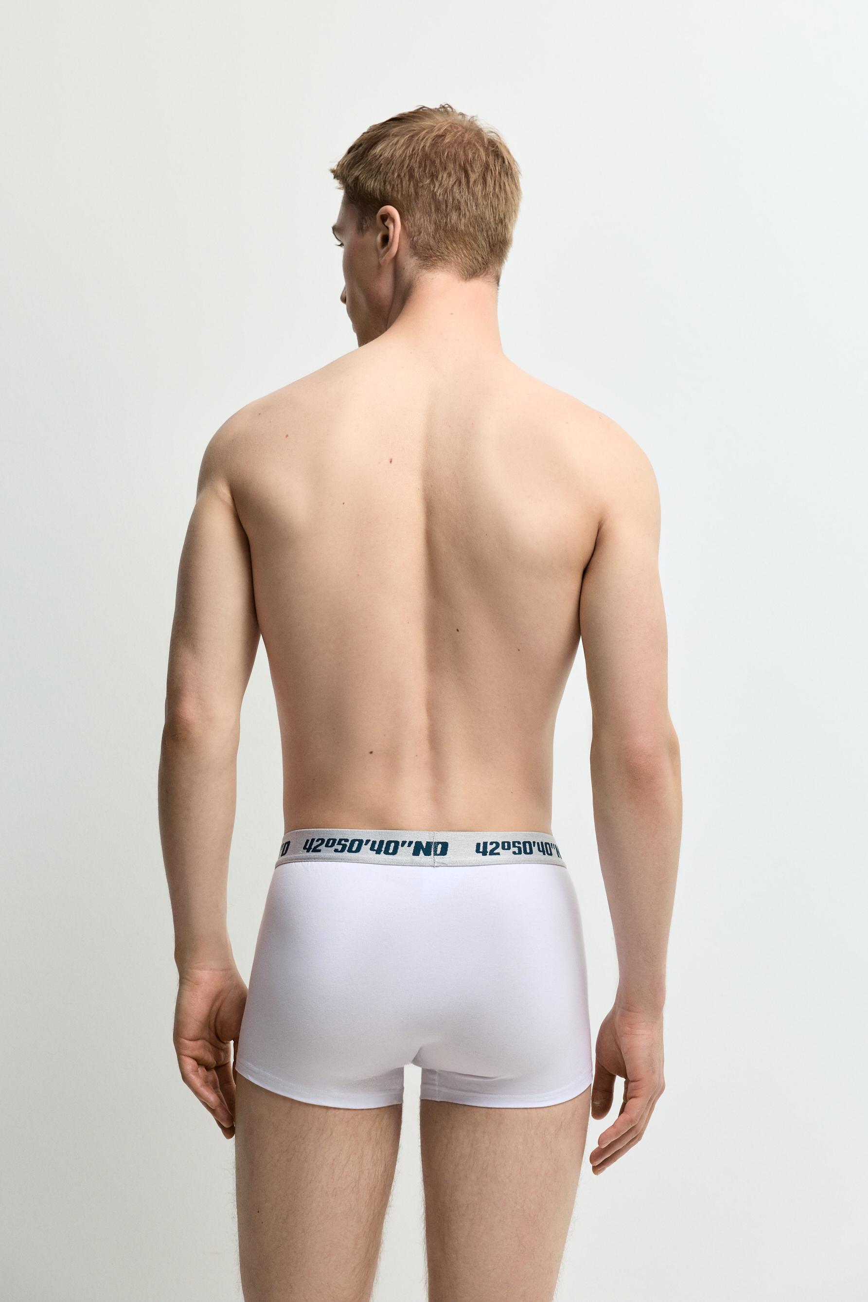 Contrast boxers (Pack of 5) — GREY TONES
