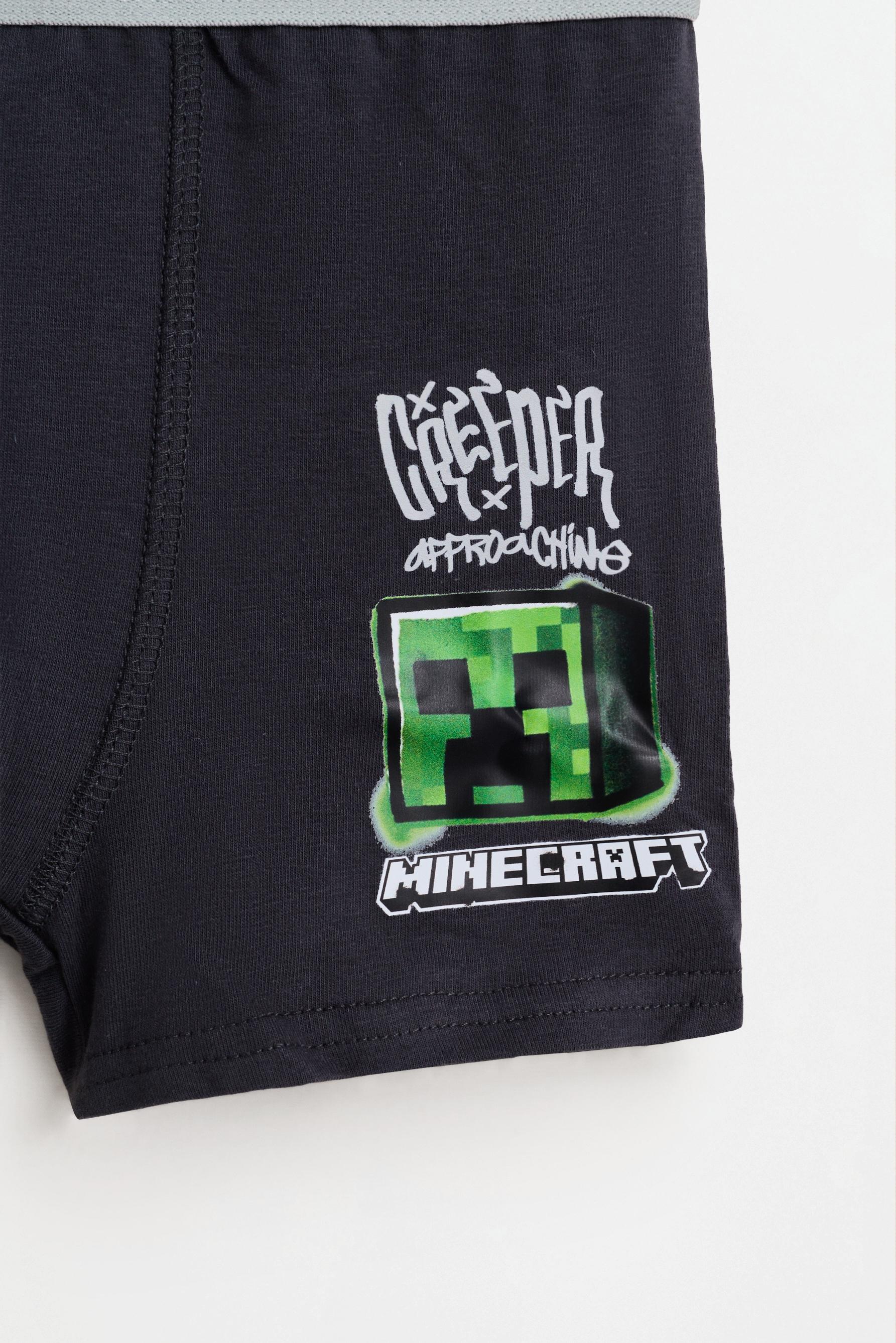 Minecraft Boxer Briefs (3-Pack) — GREYISH GREEN