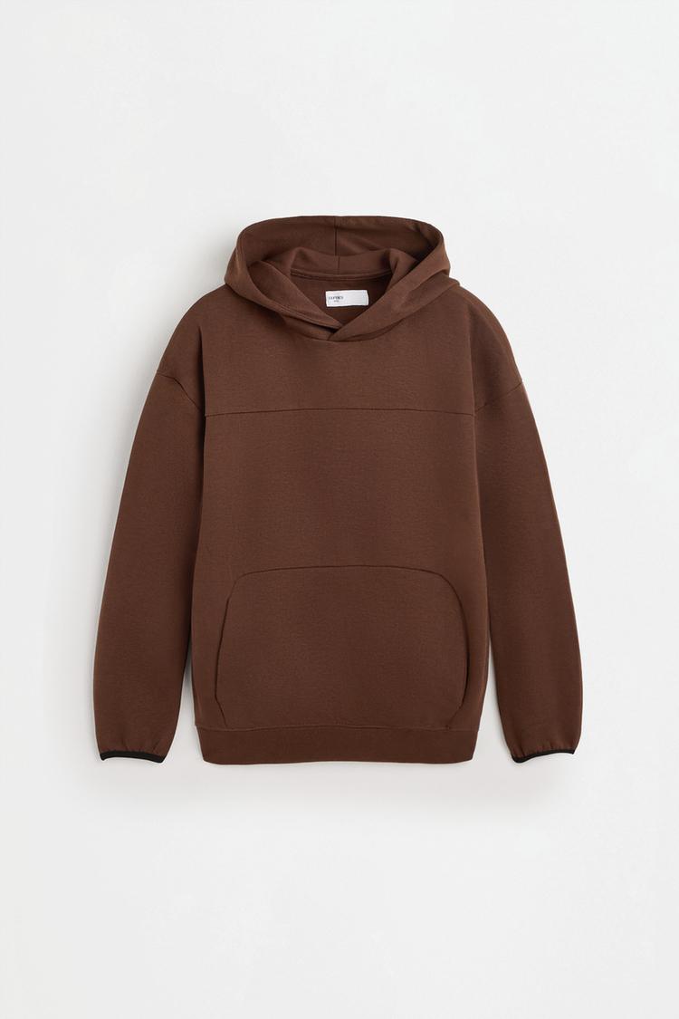 Interlock hoodie — BROWN