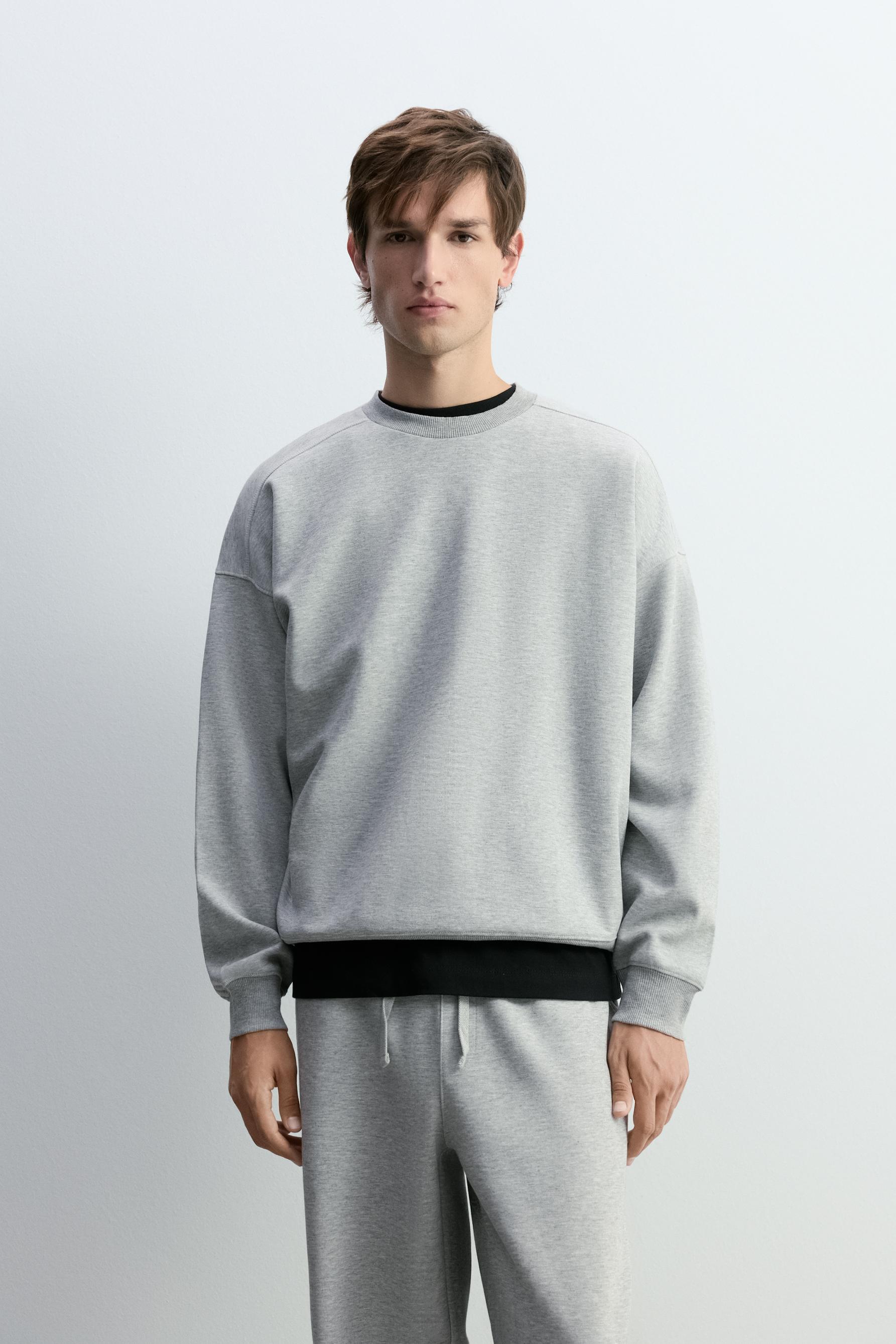 Sudadera interlock oversize