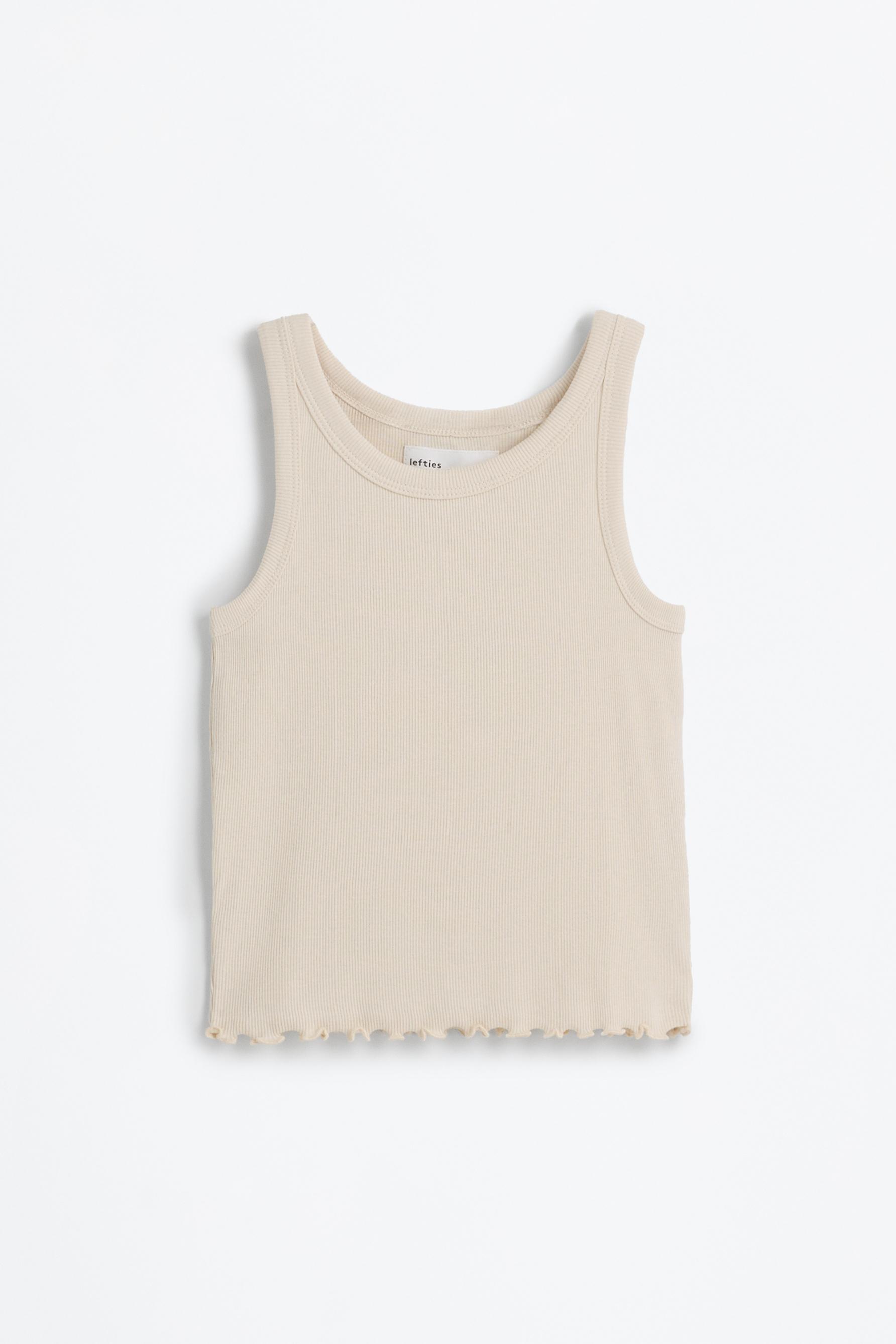 Camiseta tirantes canalé