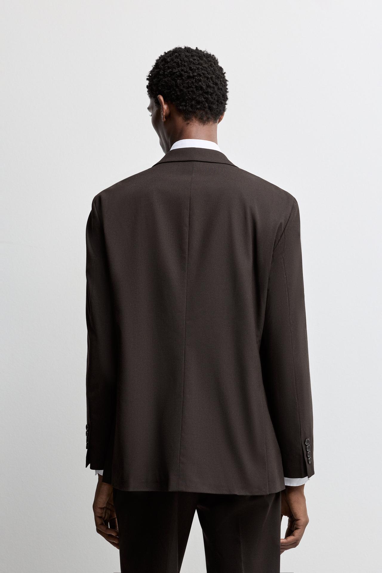 Suit blazer — BROWN