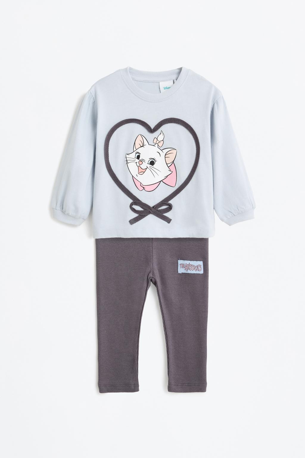 Marie ©Disney T-shirt and leggings co-ord