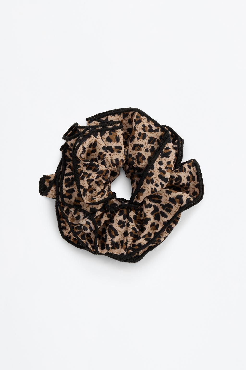 Scrunchie leopardo XL