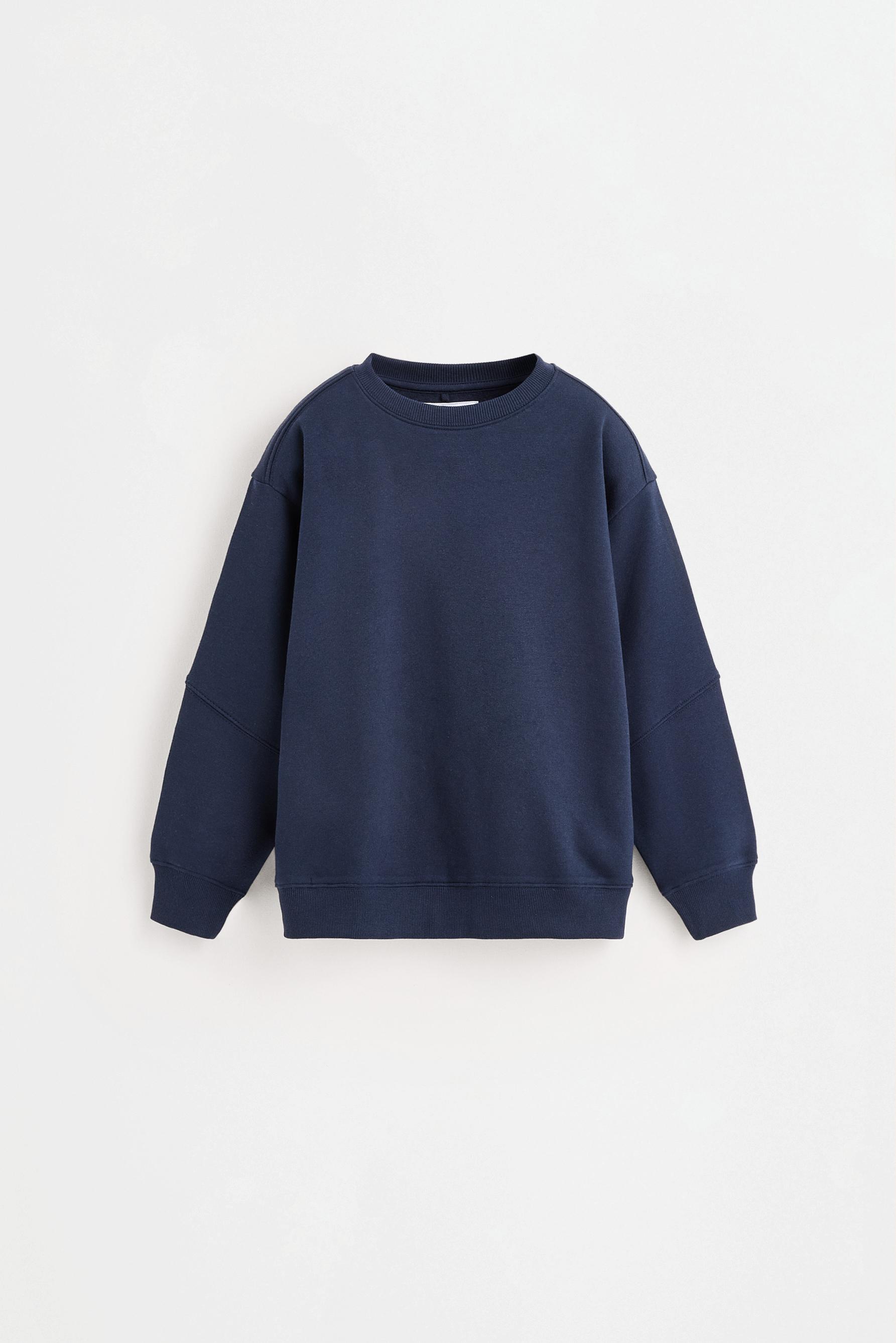 Pack of 2 plain fleece sweatshirts — NAVY