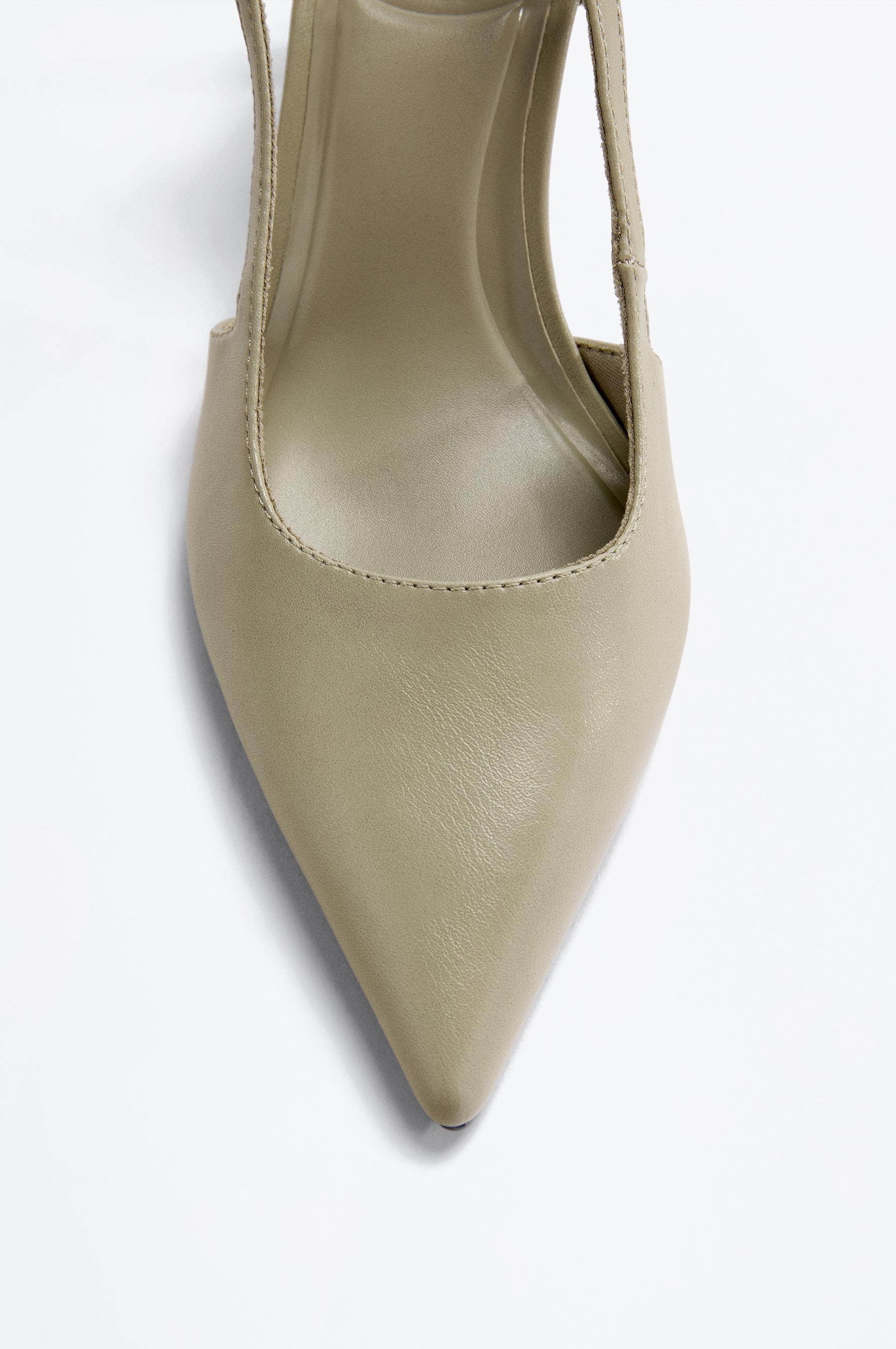 Slingback Heel Shoe — GREEN