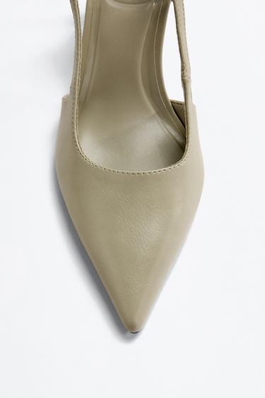 Slingback Heel Shoe — GREEN 3