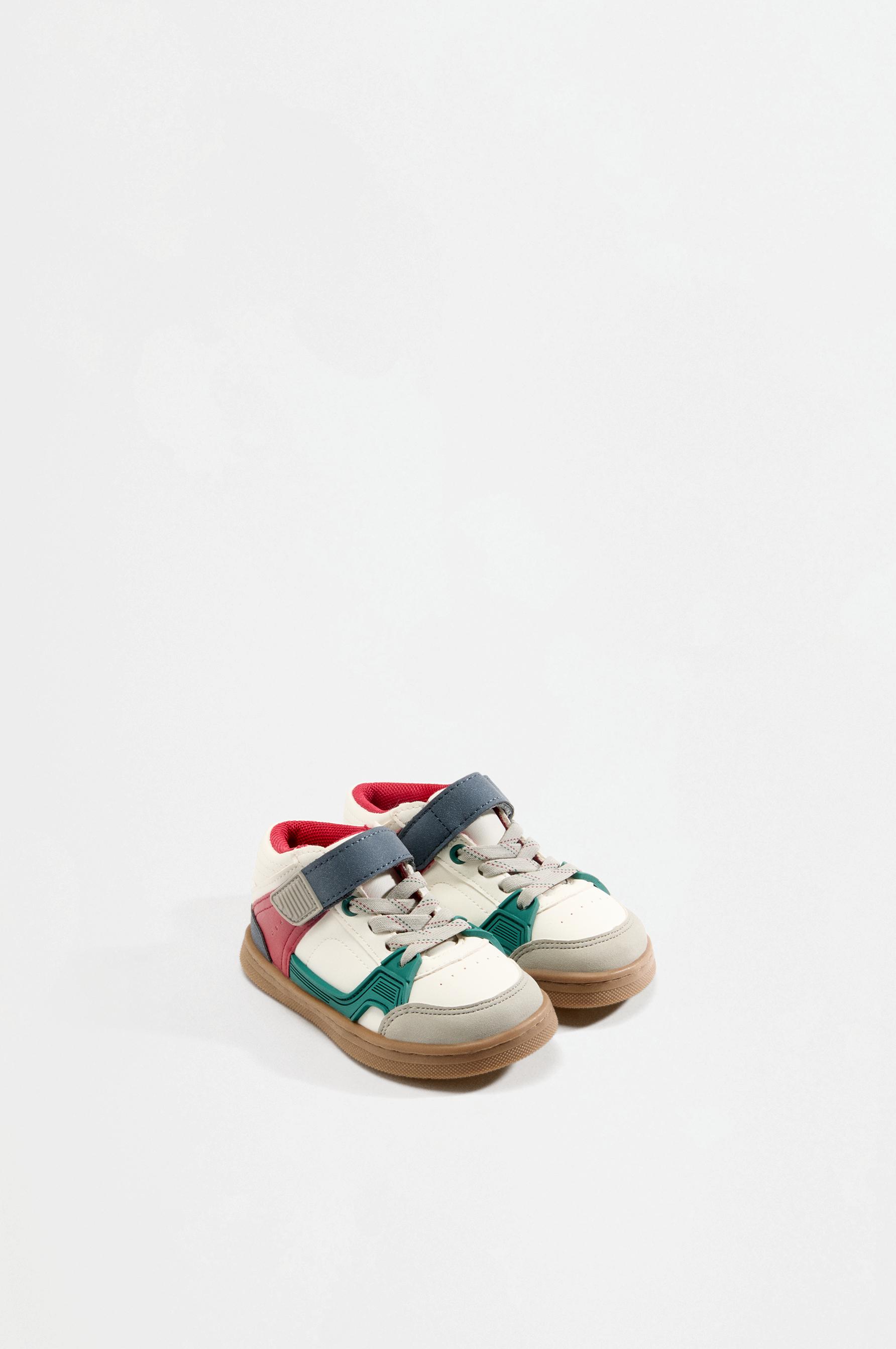 High-top sneaker — WHITE