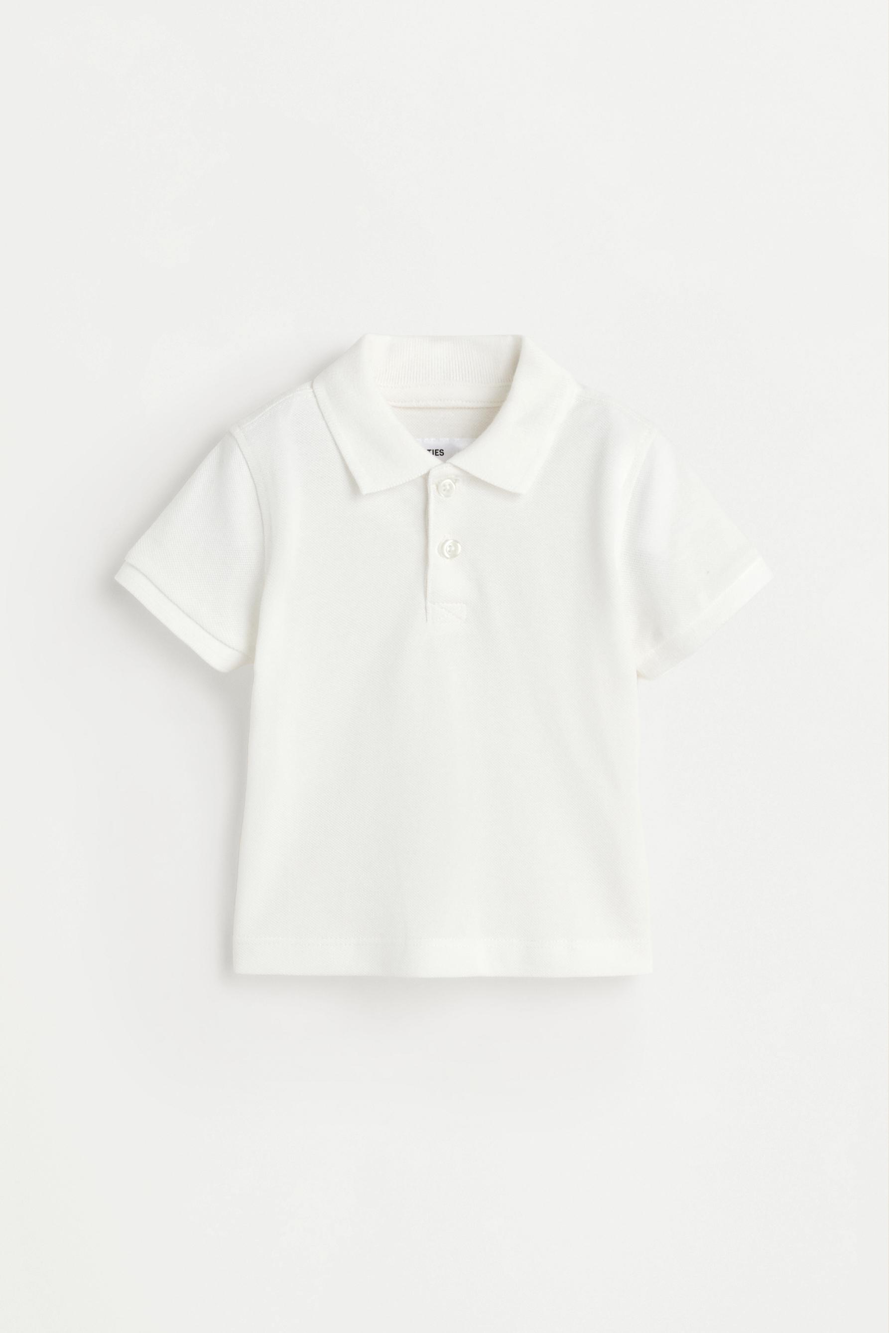 2-pack of plain polo shirts — NAVY