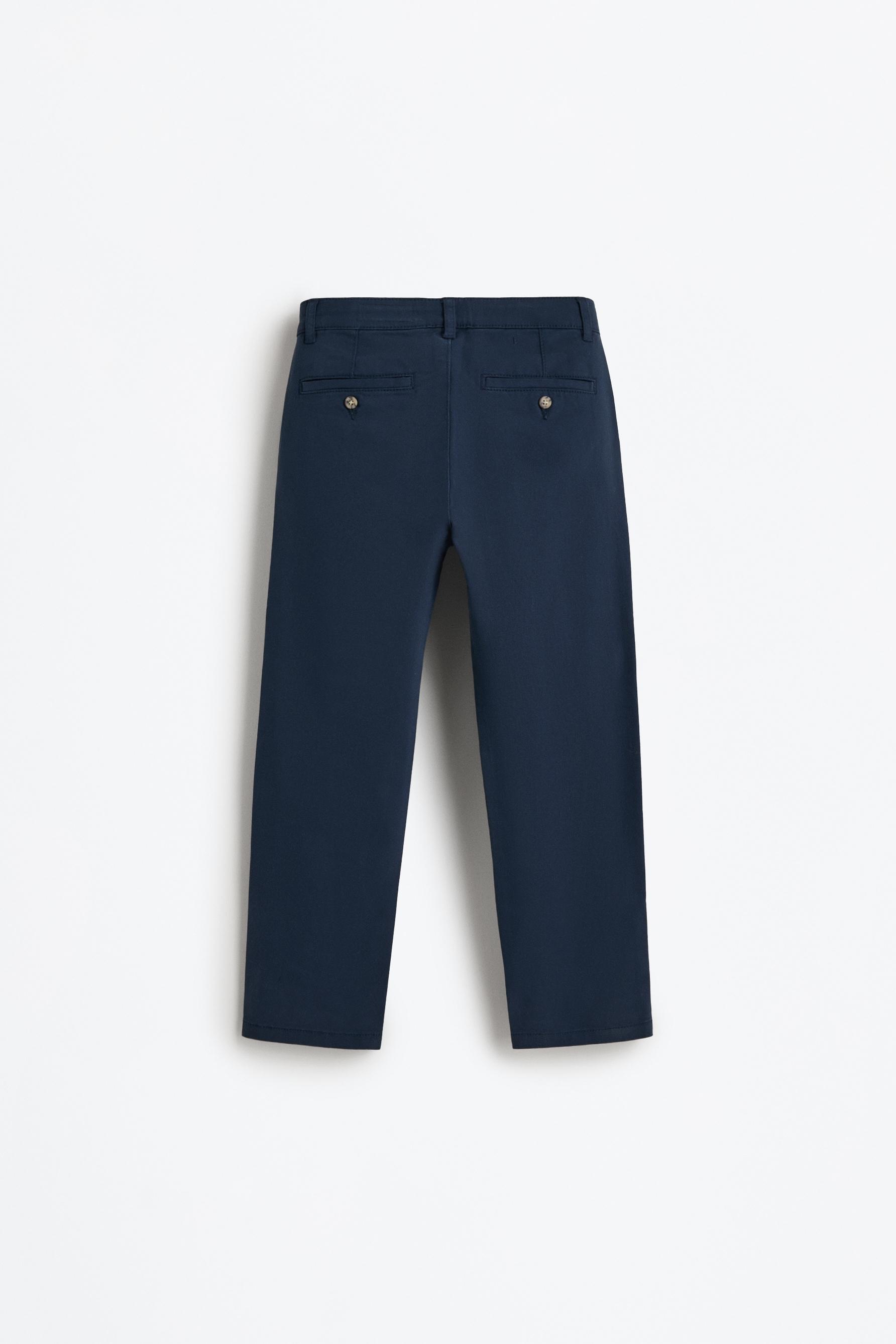 Chino trousers — NAVY