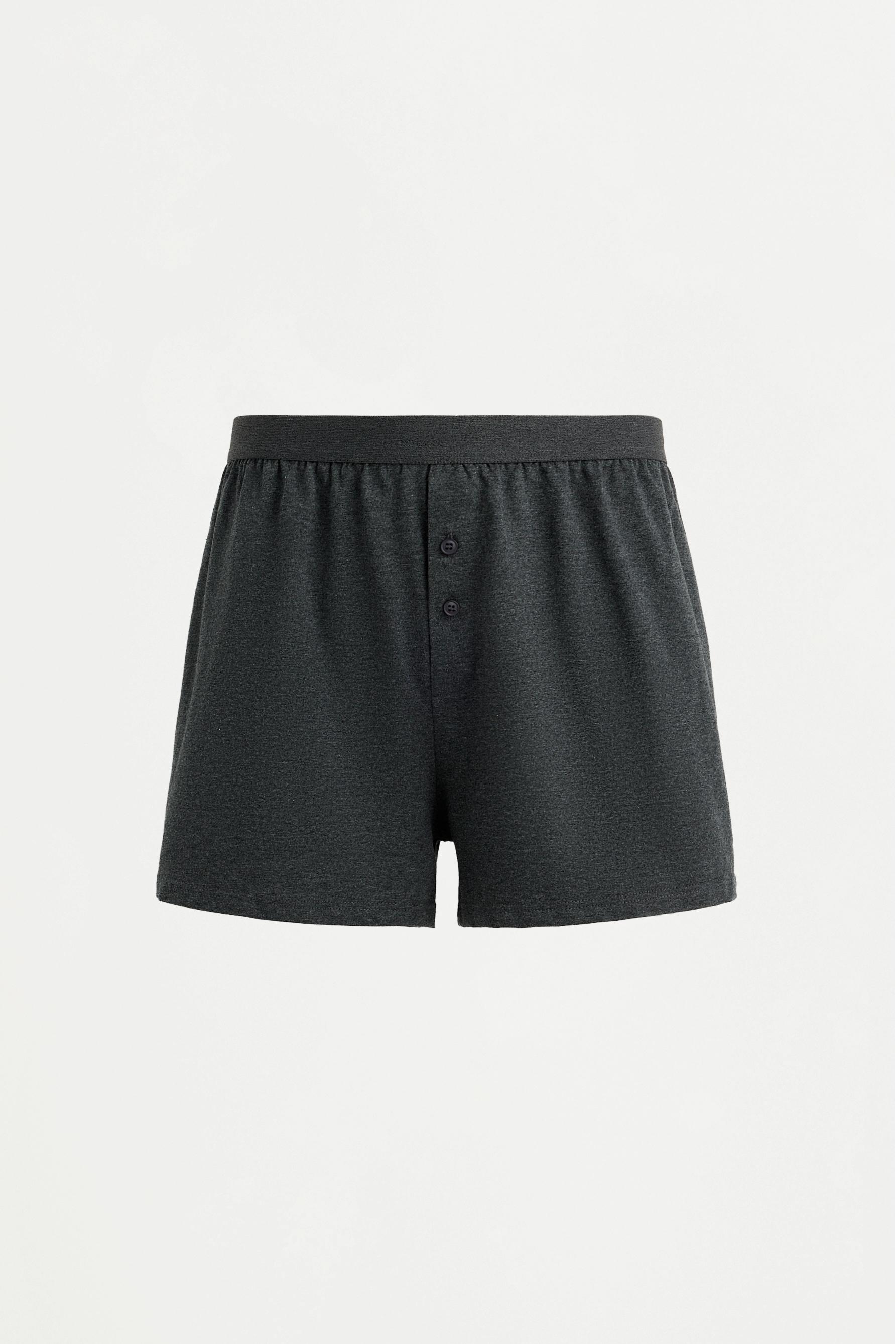 Fluid long boxer shorts (Pack 3) — BLUE