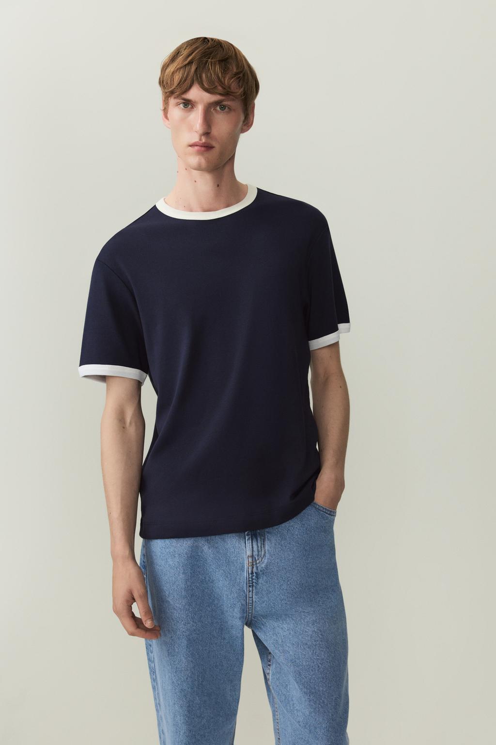Contrast T-shirt