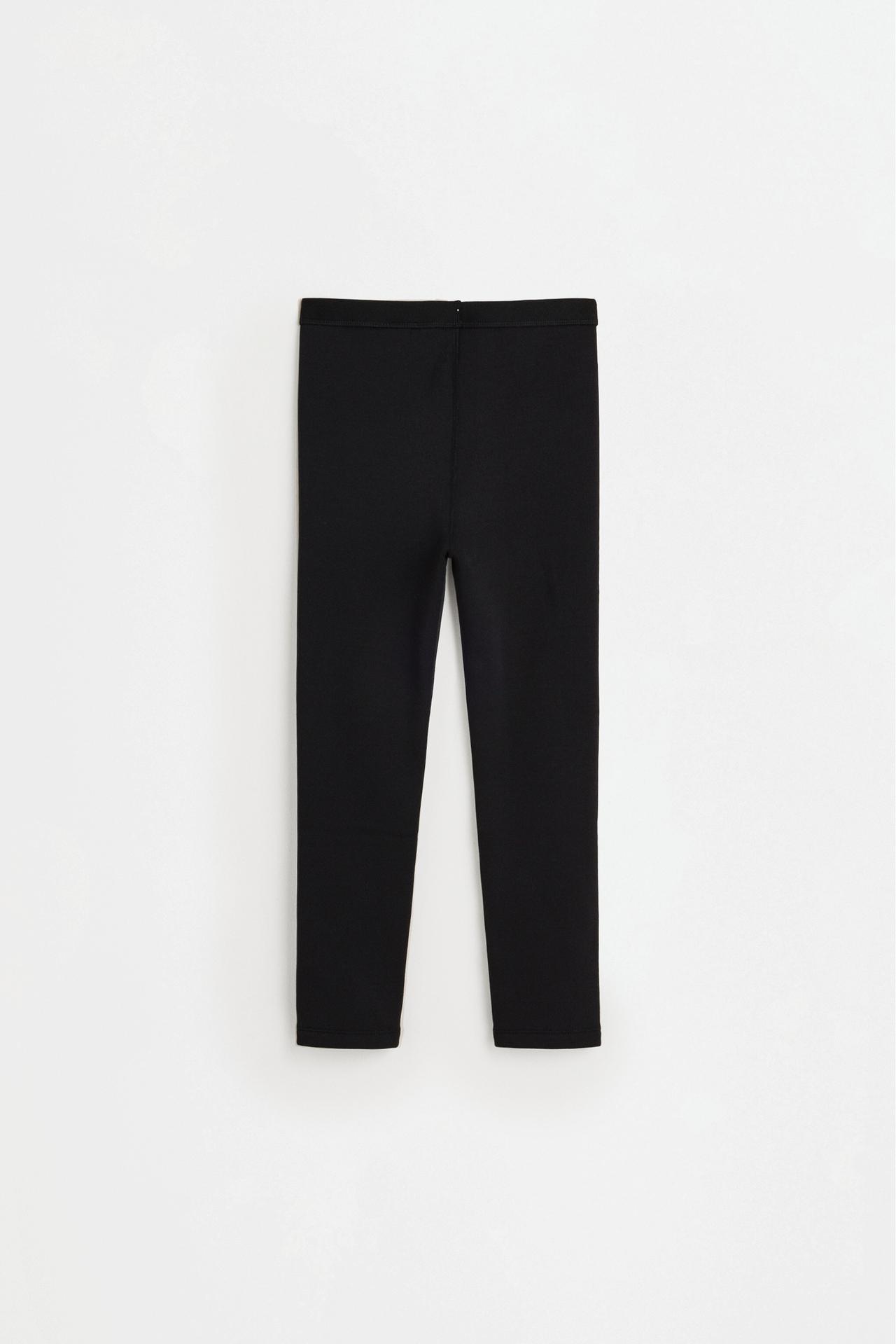 HEAVY WEIGHT thermal comfort leggings — BLACK