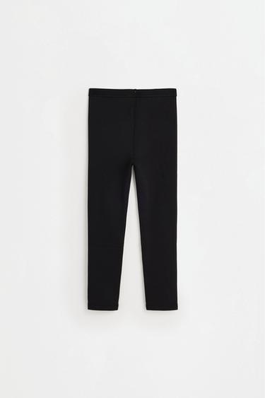 HEAVY WEIGHT thermal comfort leggings — BLACK 4