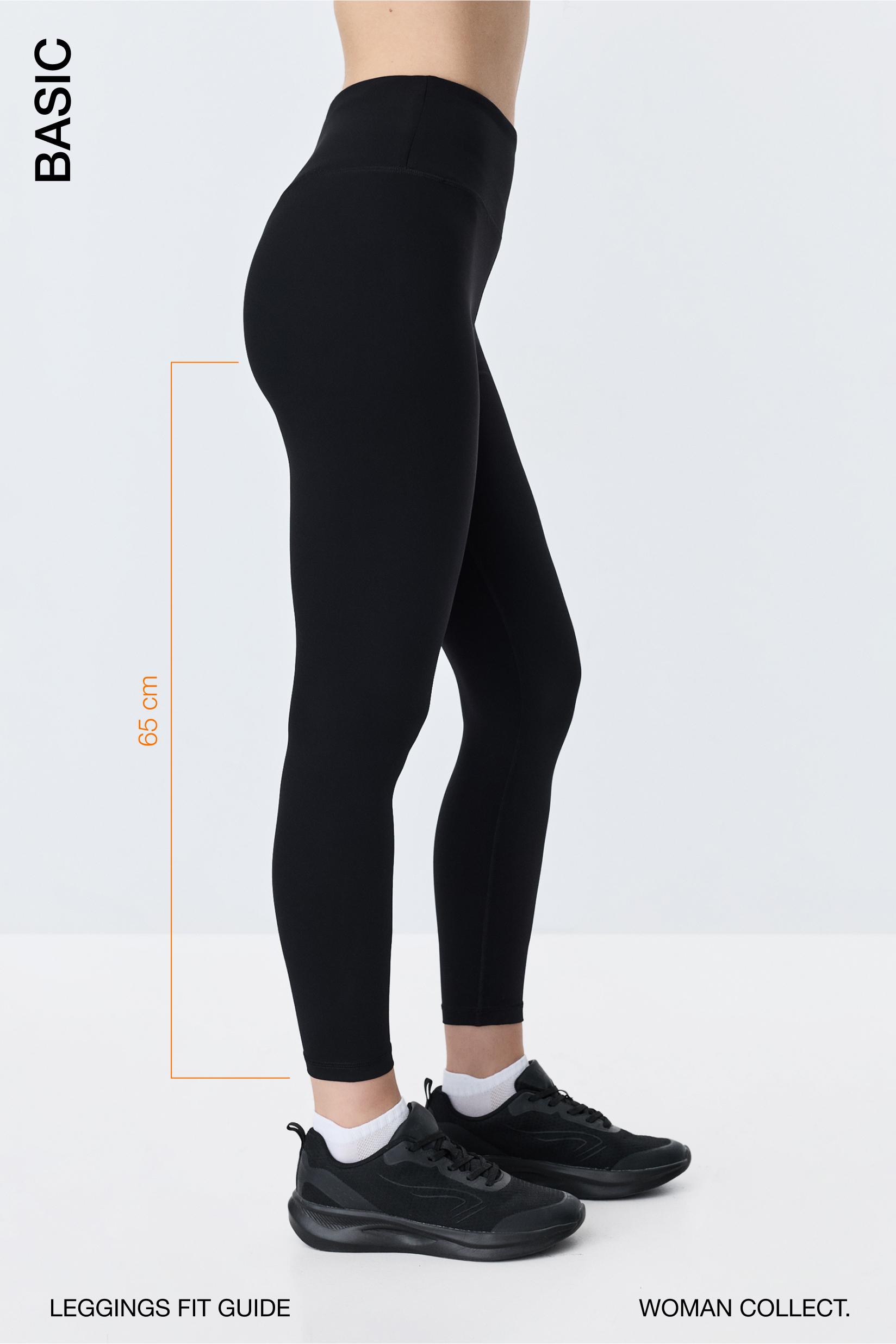 Basic sports leggings — BLACK