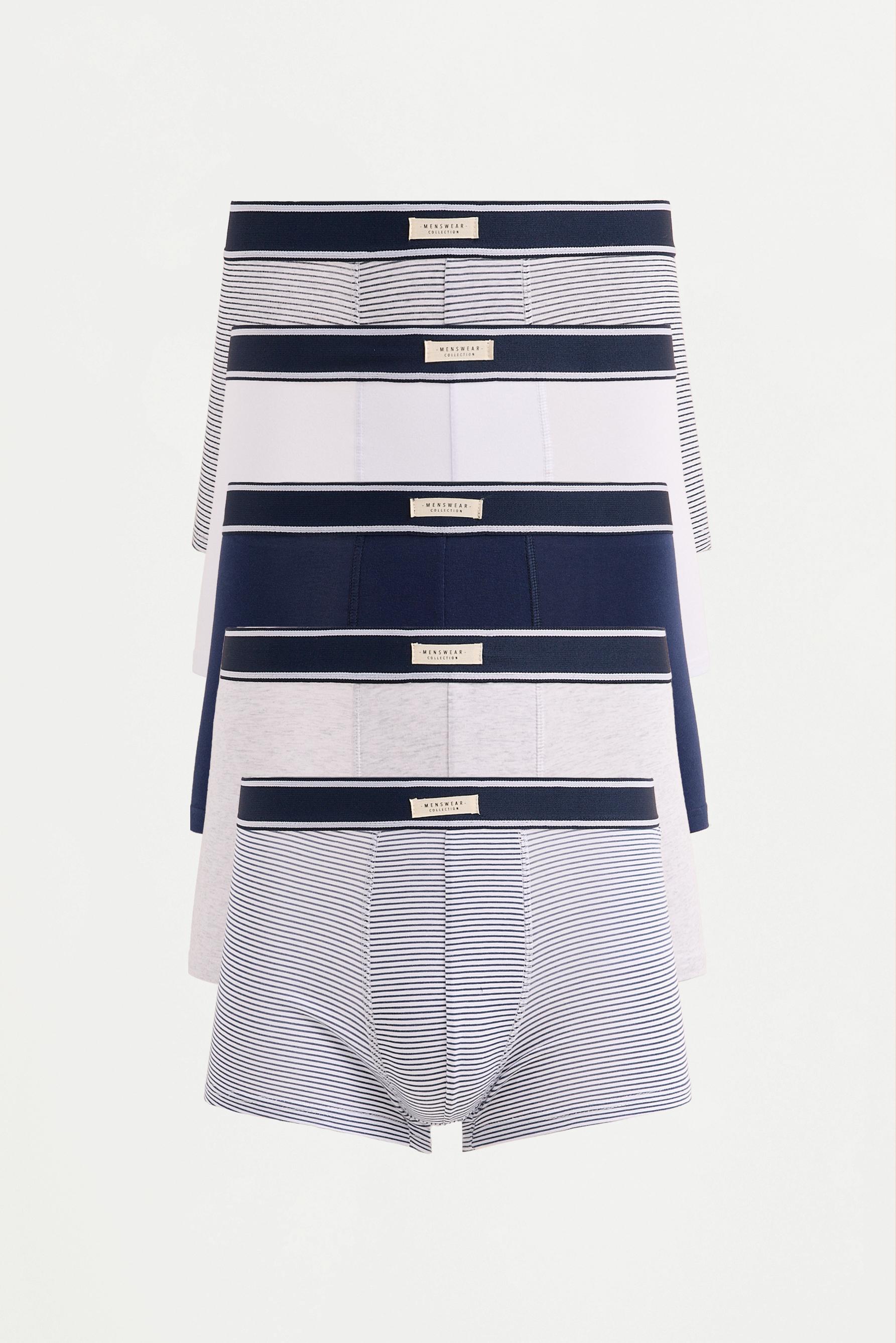 Mixed boxers (5-pack) — NAVY