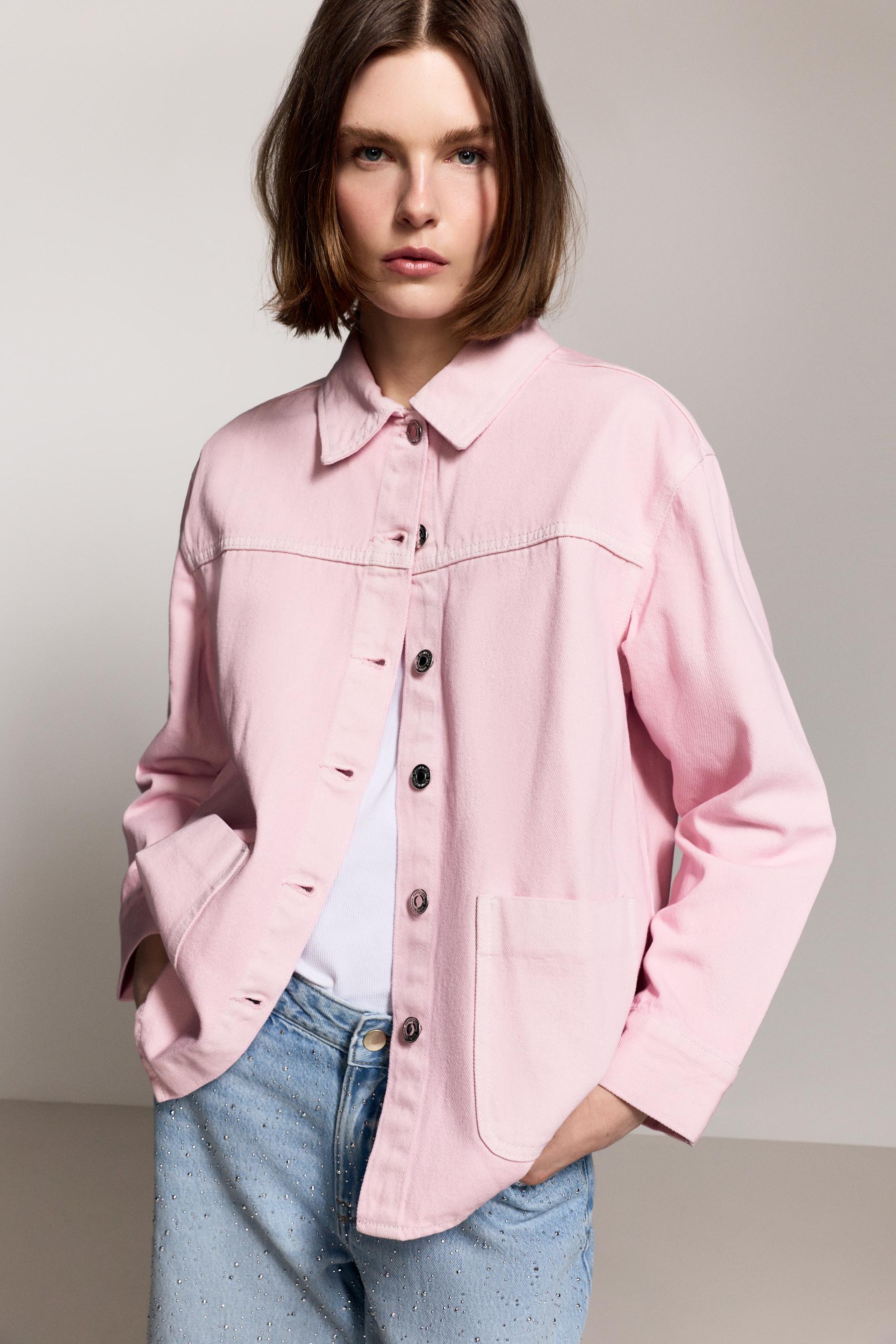 Sobrecamisa denim bolsillos