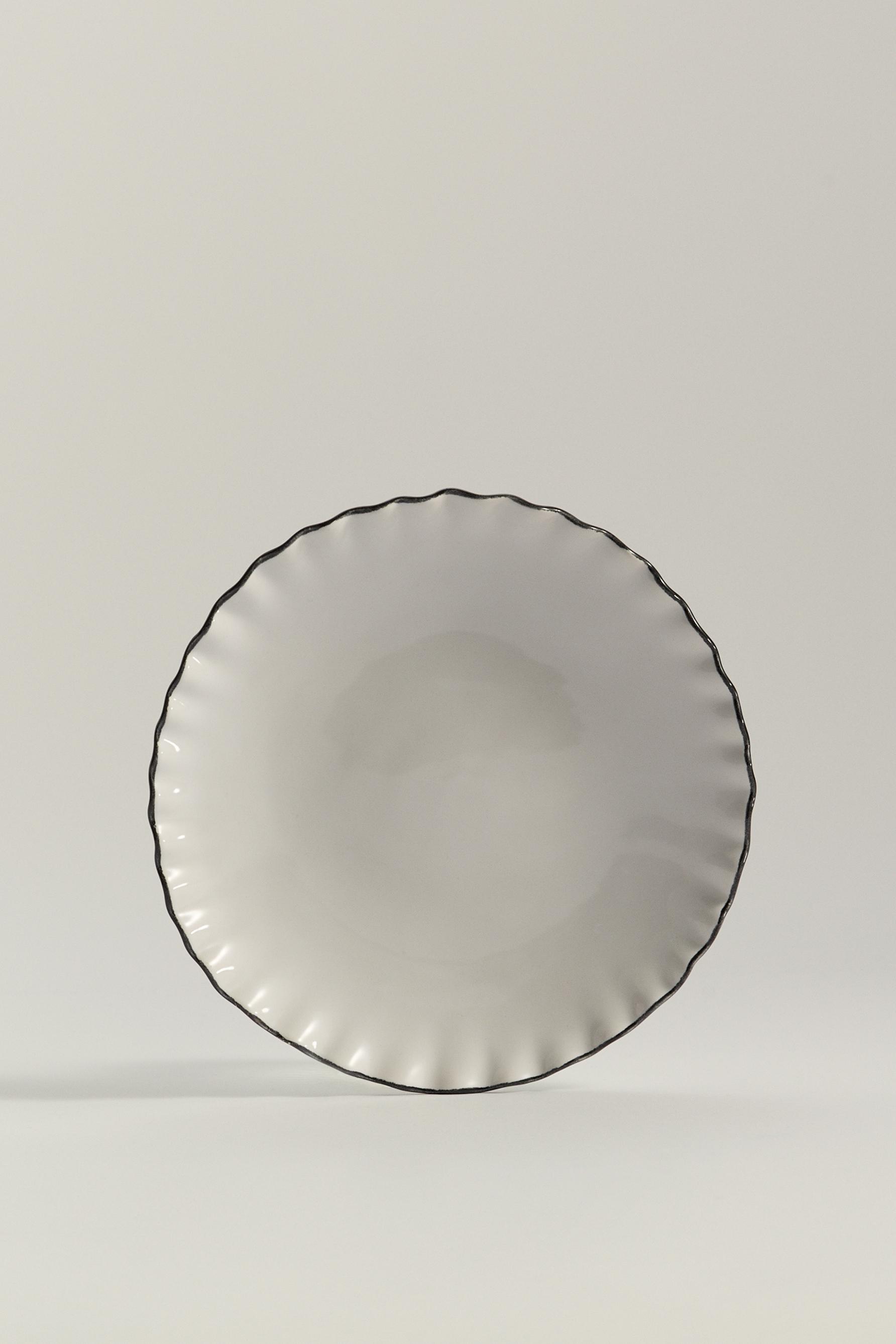 Plato postre contraste 23 cm