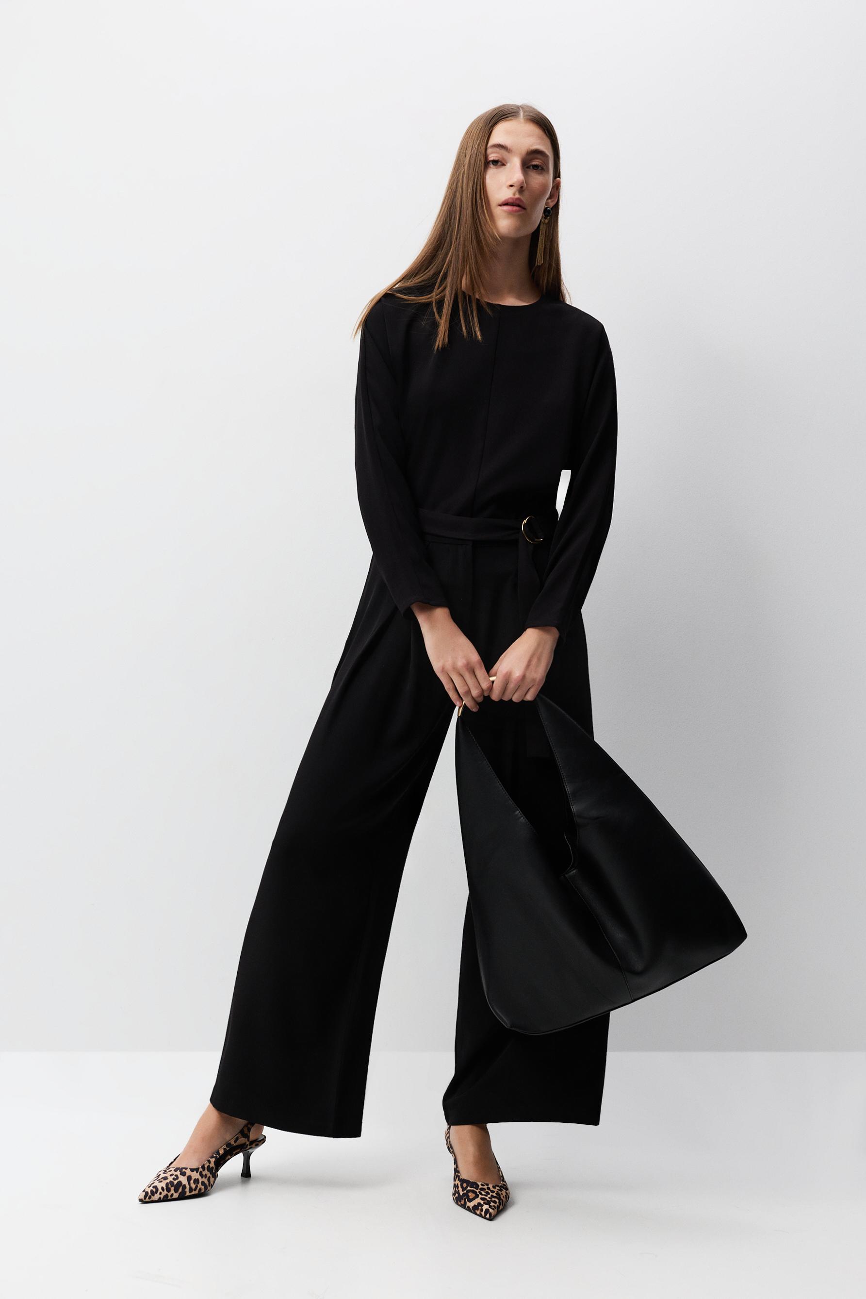 Pantalón pinzas cinturón