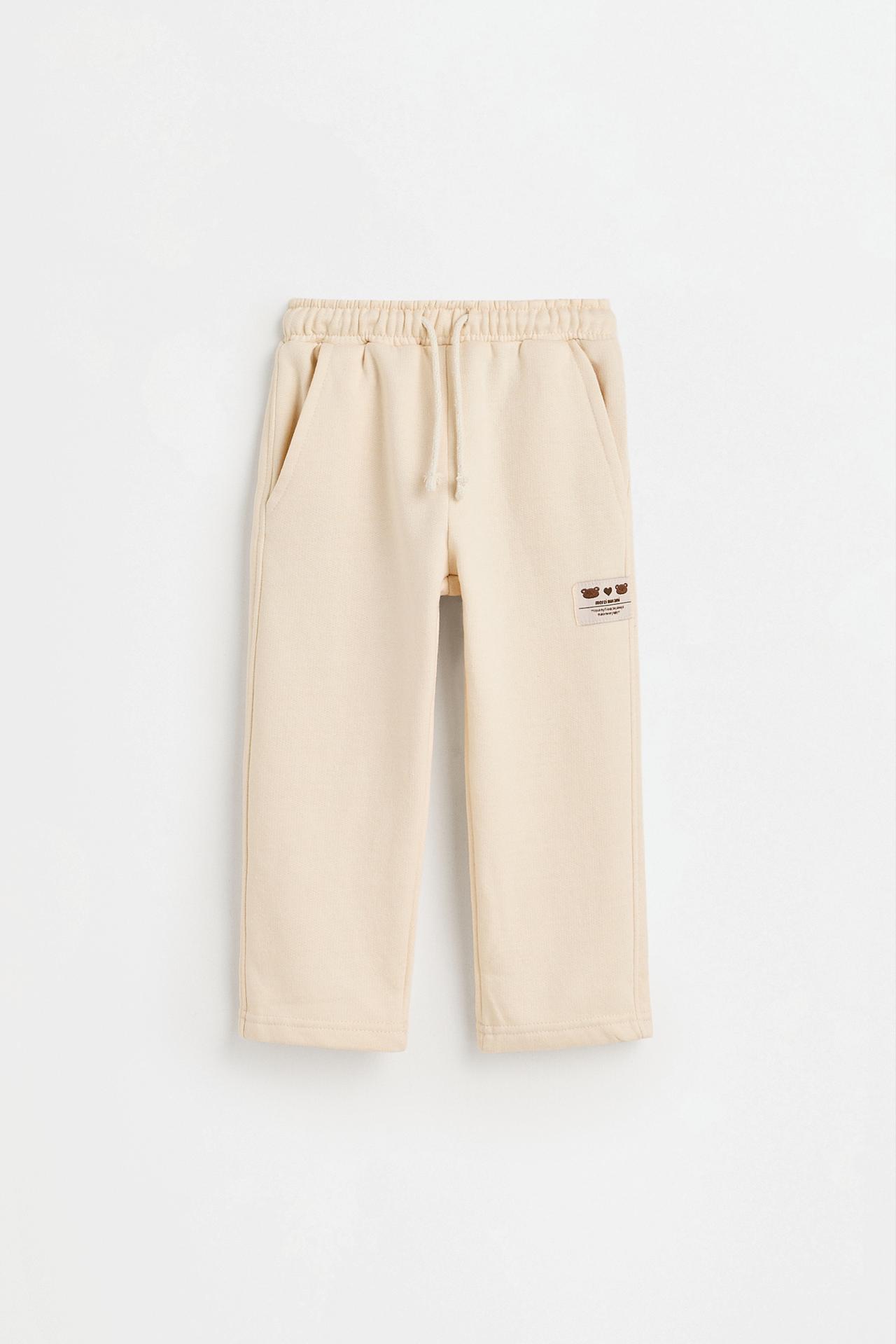 Pack of 2 plush trousers — ECRU