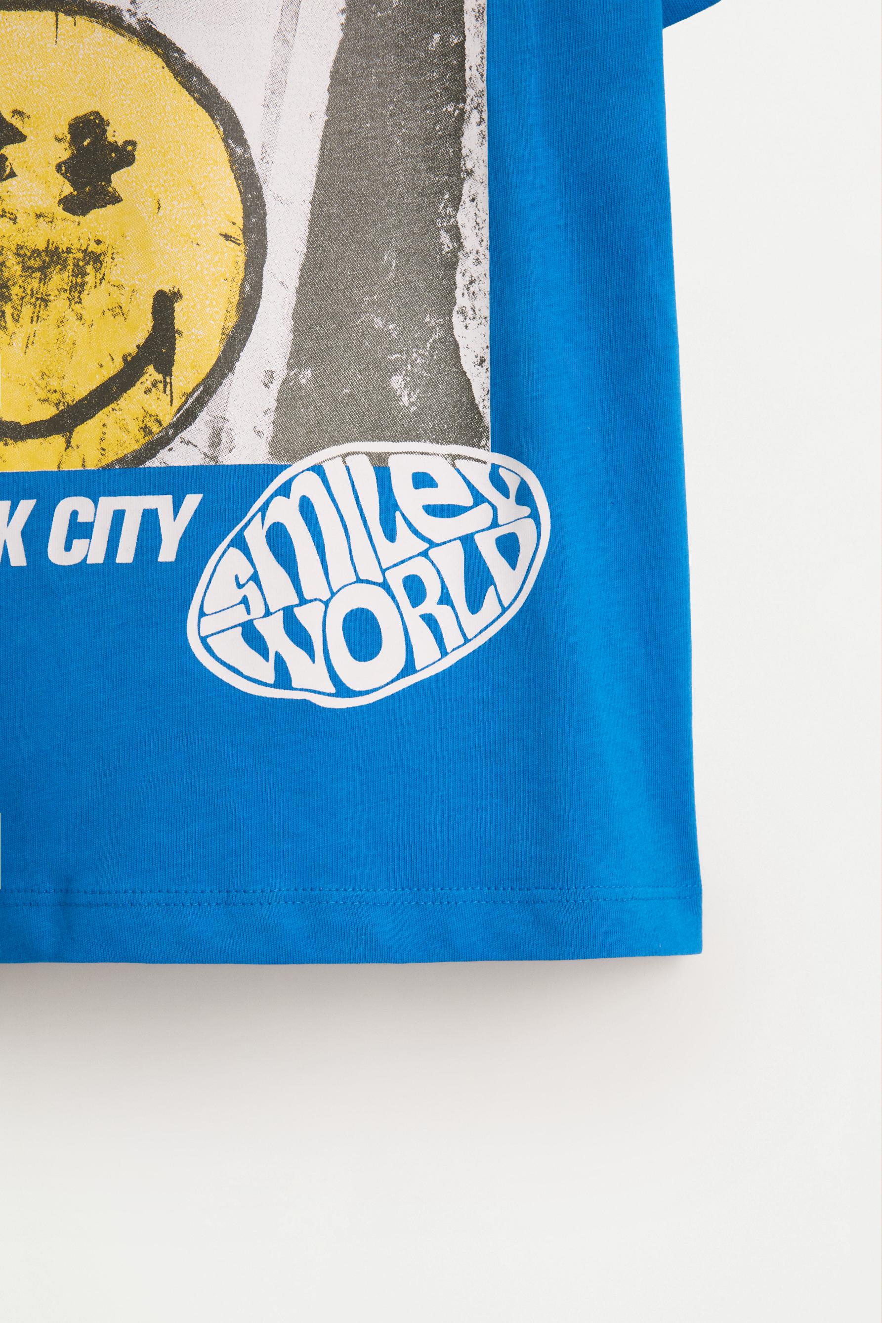 SmileyWorld™ T-shirt — FADED INDIGO