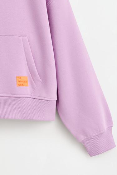 Cropped hoodie — MAUVE PINK 3