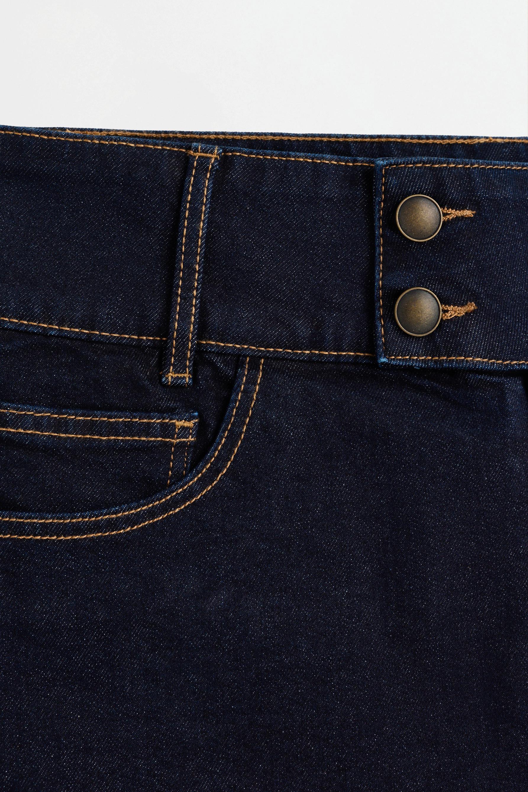 Denim skort — INDIGO