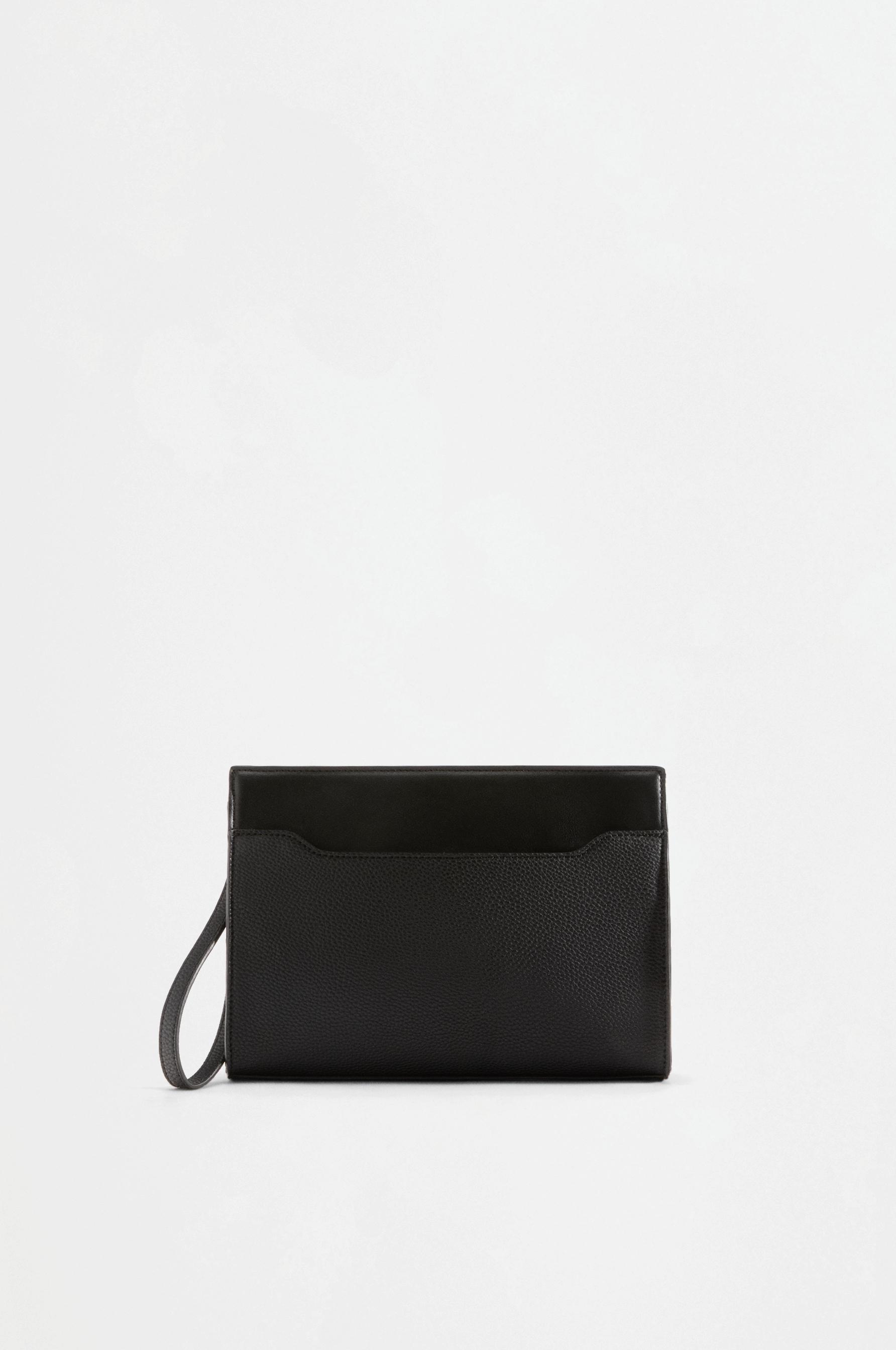 Envelope toiletry bag — BLACK